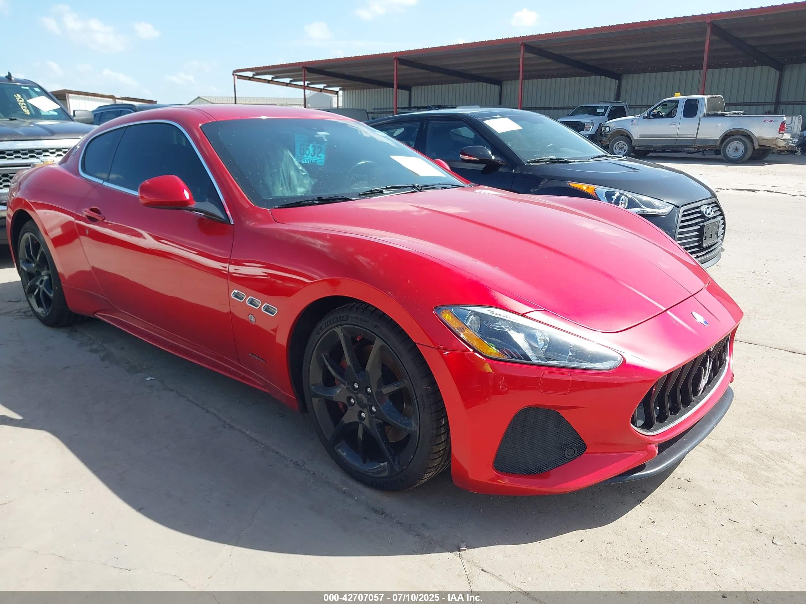2018 Maserati GranTurismo Sport, VIN ZAM45VLA1J0268153 — Механическое