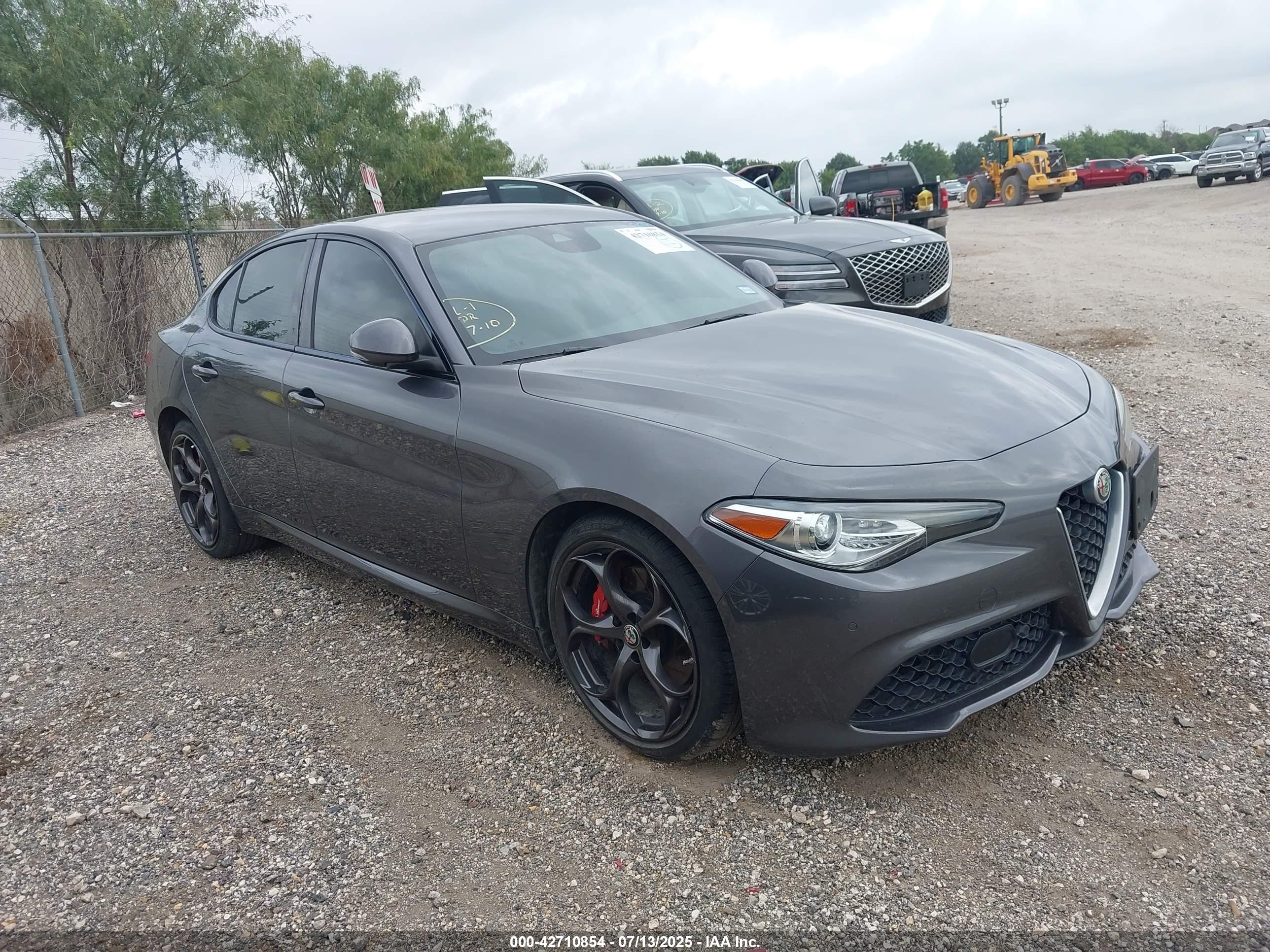 2017 Alfa Romeo Giulia Ti, VIN ZARFAEEN6H7542267 — Water / flood