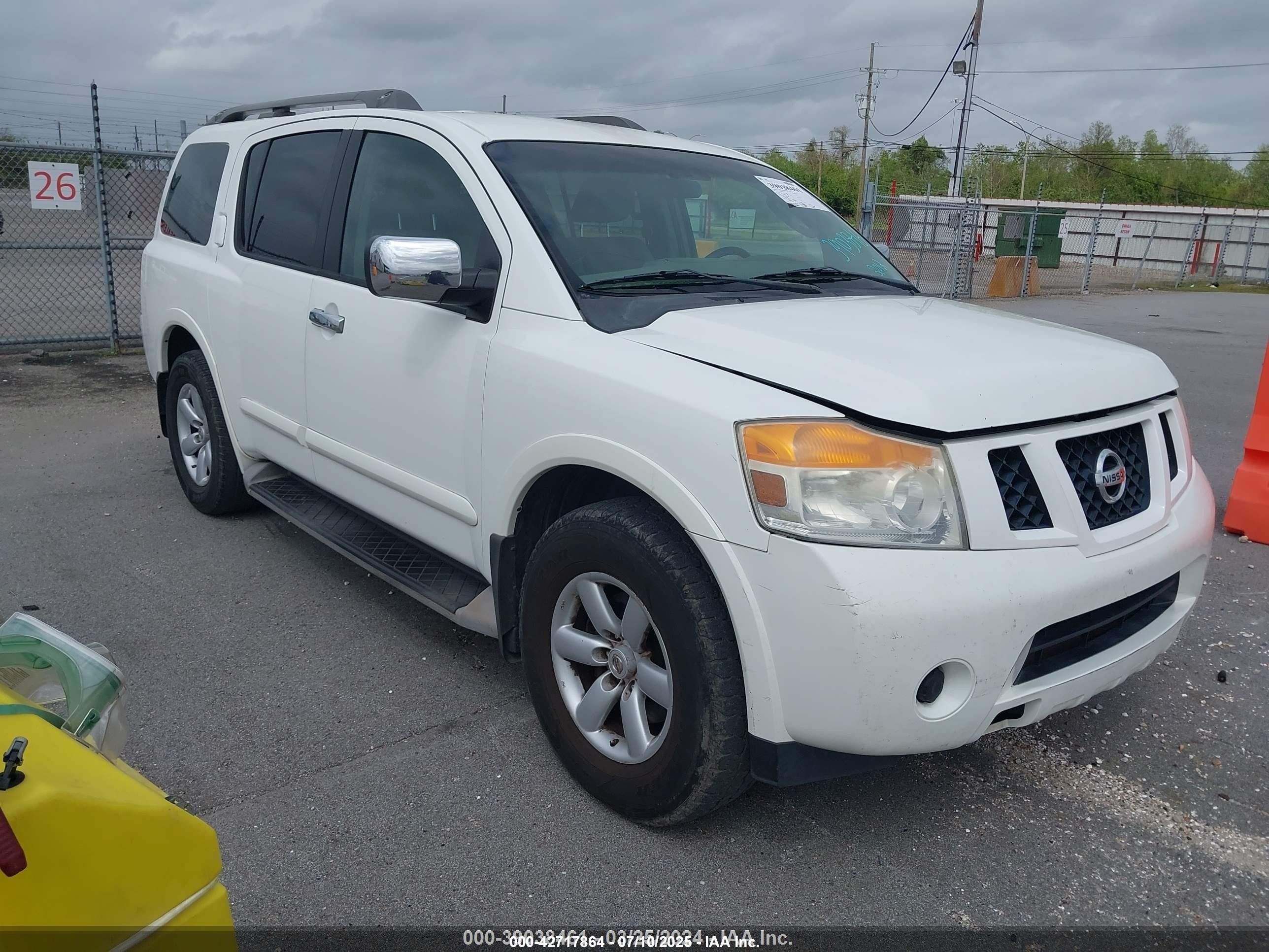 2012 Nissan Armada SV, VIN 5N1BA0ND8CN620471 — Side