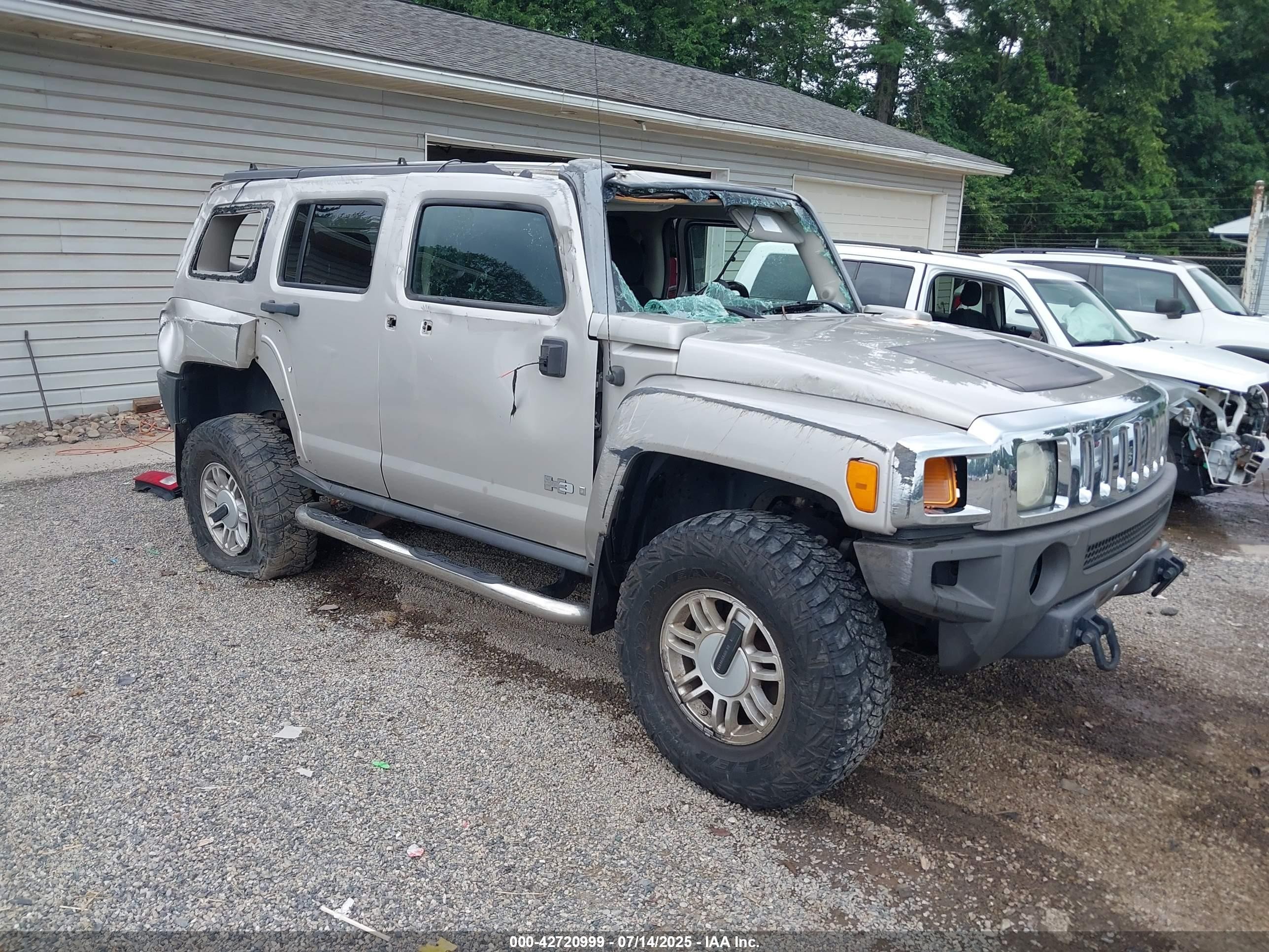 2006 Hummer H3, VIN 5GTDN136268126310 — Опрокидывание