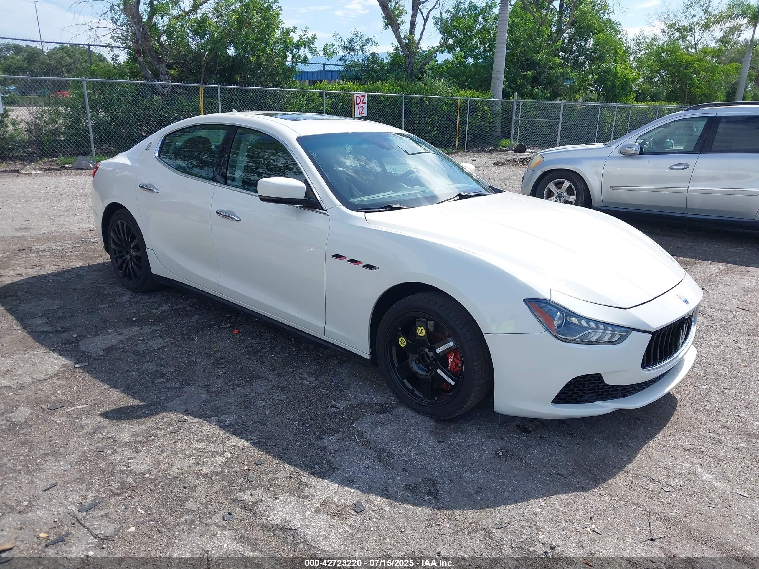 2015 Maserati Ghibli, VIN ZAM57XSA6F1141539 — Не указано