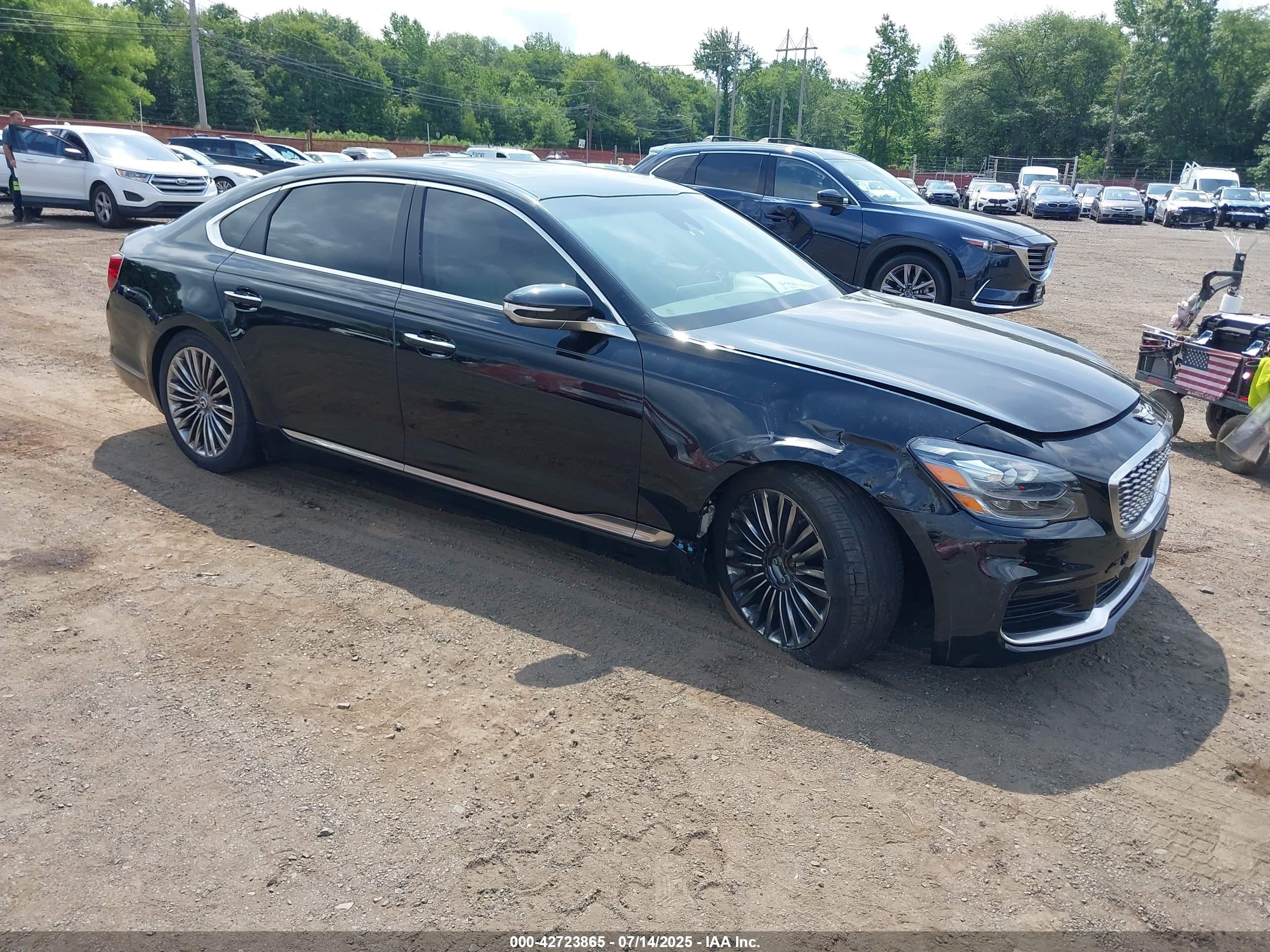 2020 Kia K900 Luxury, VIN KNAS34J61L6020637 — Front end