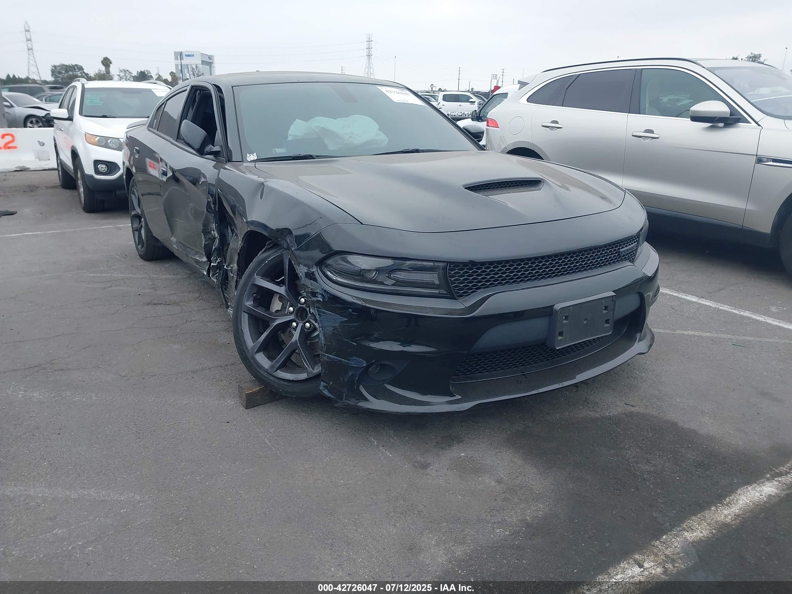 2021 Dodge Charger R/T, VIN 2C3CDXCT6MH633494 — Front end
