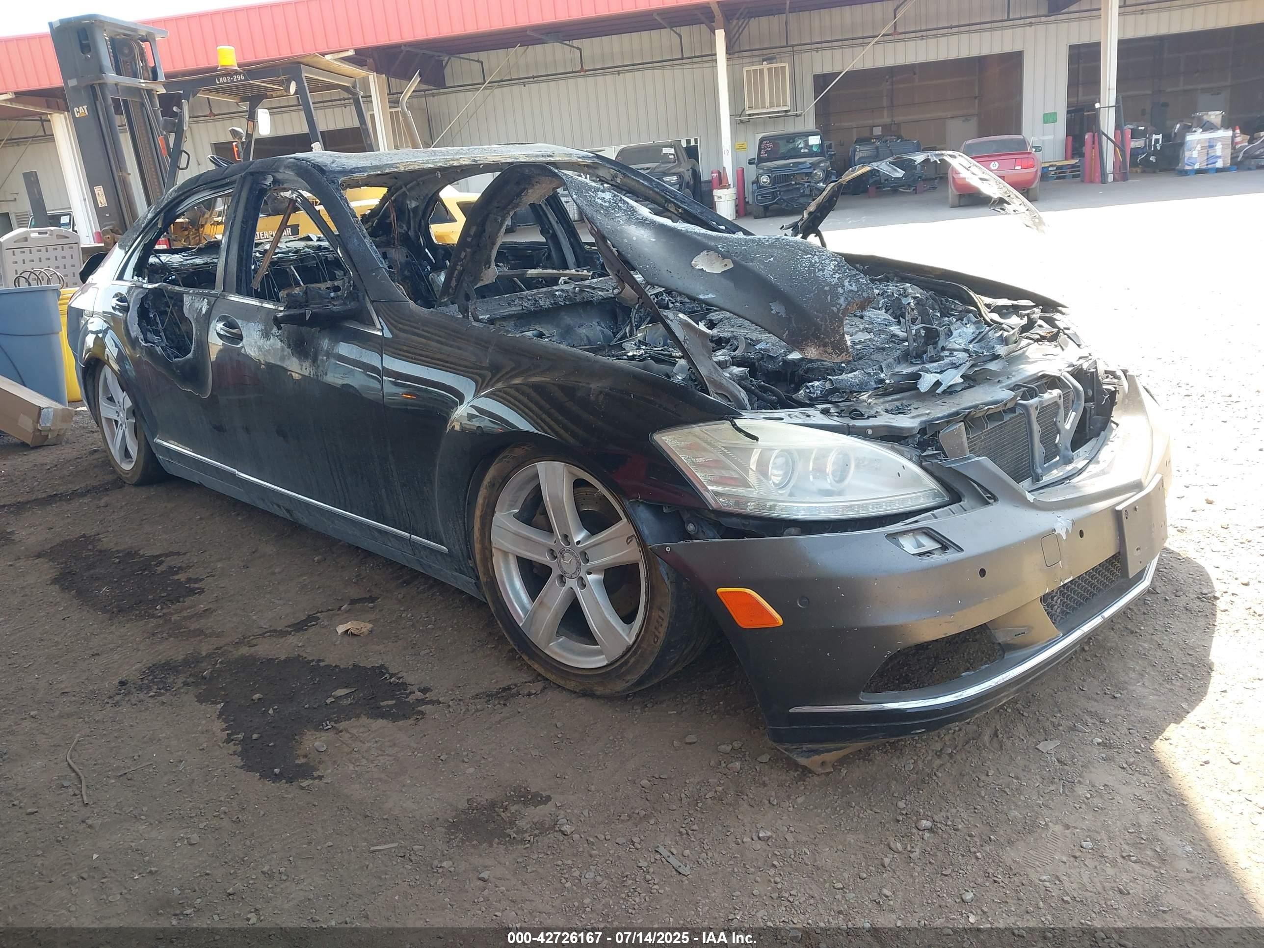 2010 Mercedes-Benz S 550, VIN WDDNG7BBXAA287454 — Burn