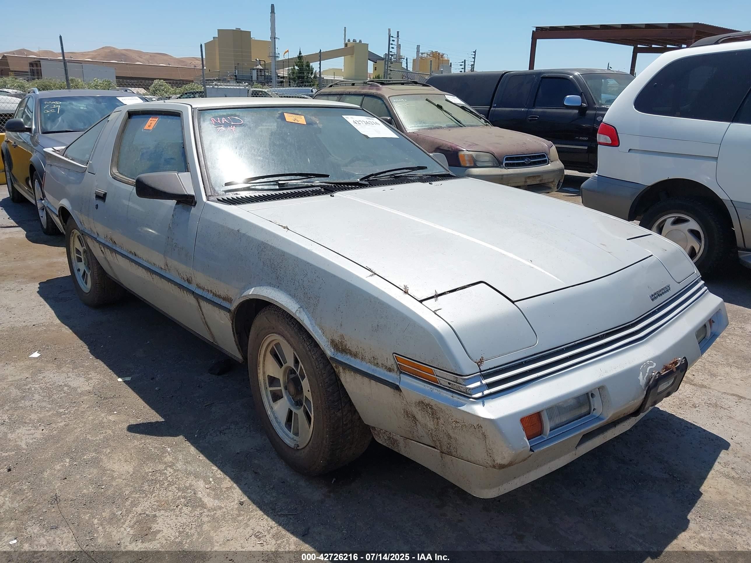 1987 Chrysler Conquest, VIN JJ3CC54H4HZ011011 — Biohazard / chemical