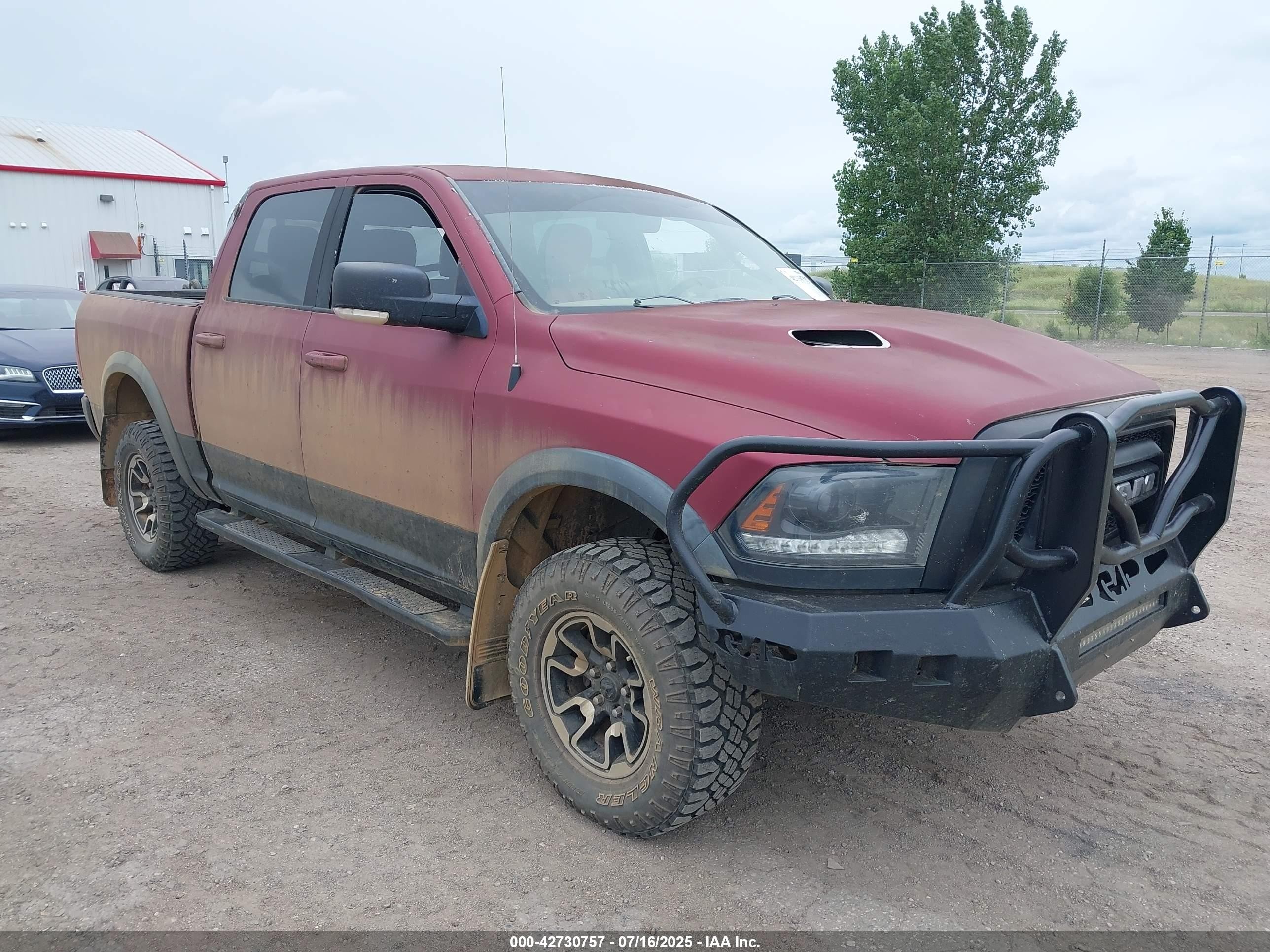 2015 Ram 1500 Rebel, VIN 1C6RR7YT4FS742958 — Стихия
