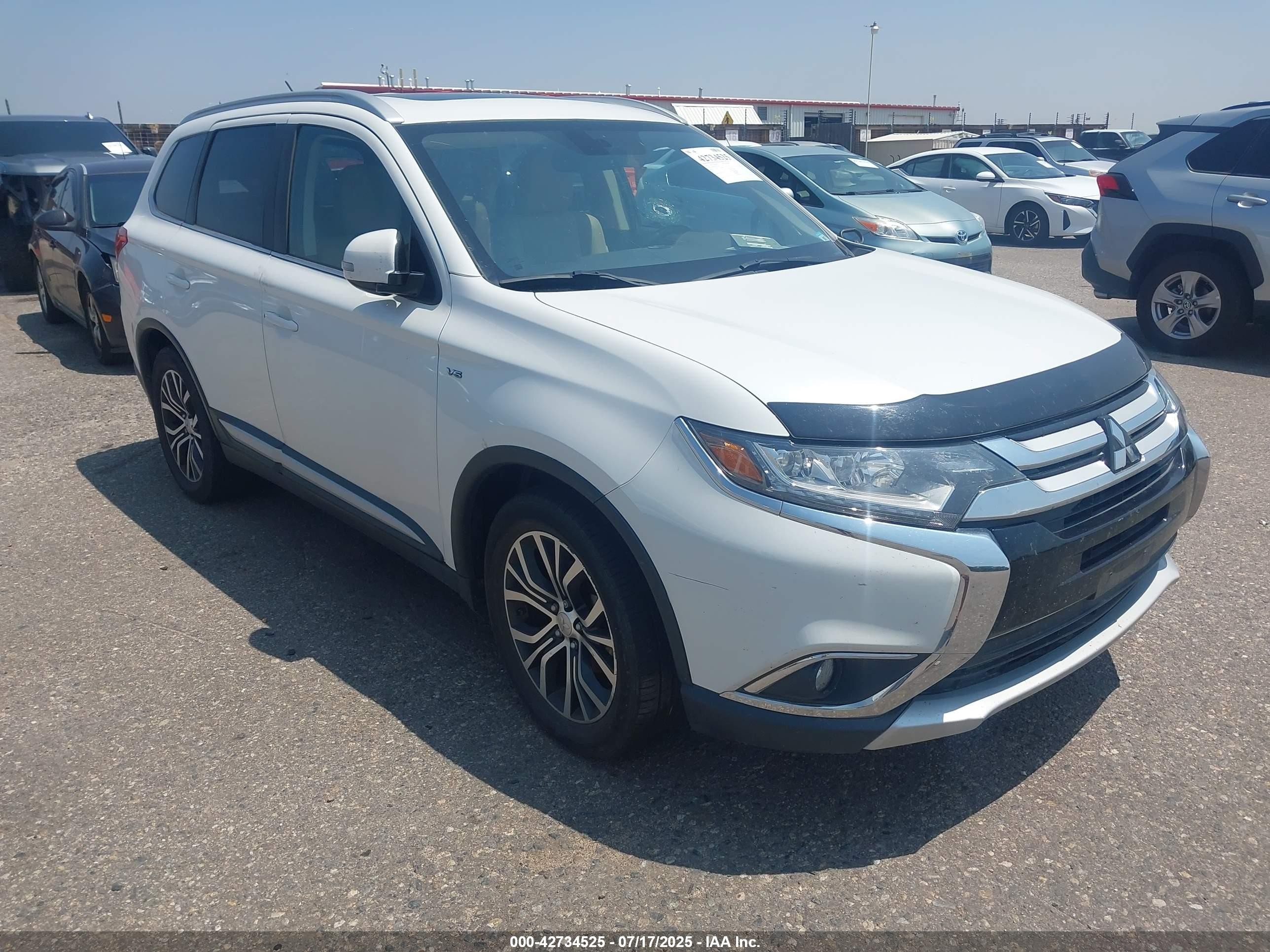2016 Mitsubishi Outlander GT, VIN JA4JZ4AX5GZ013145 — Repossession