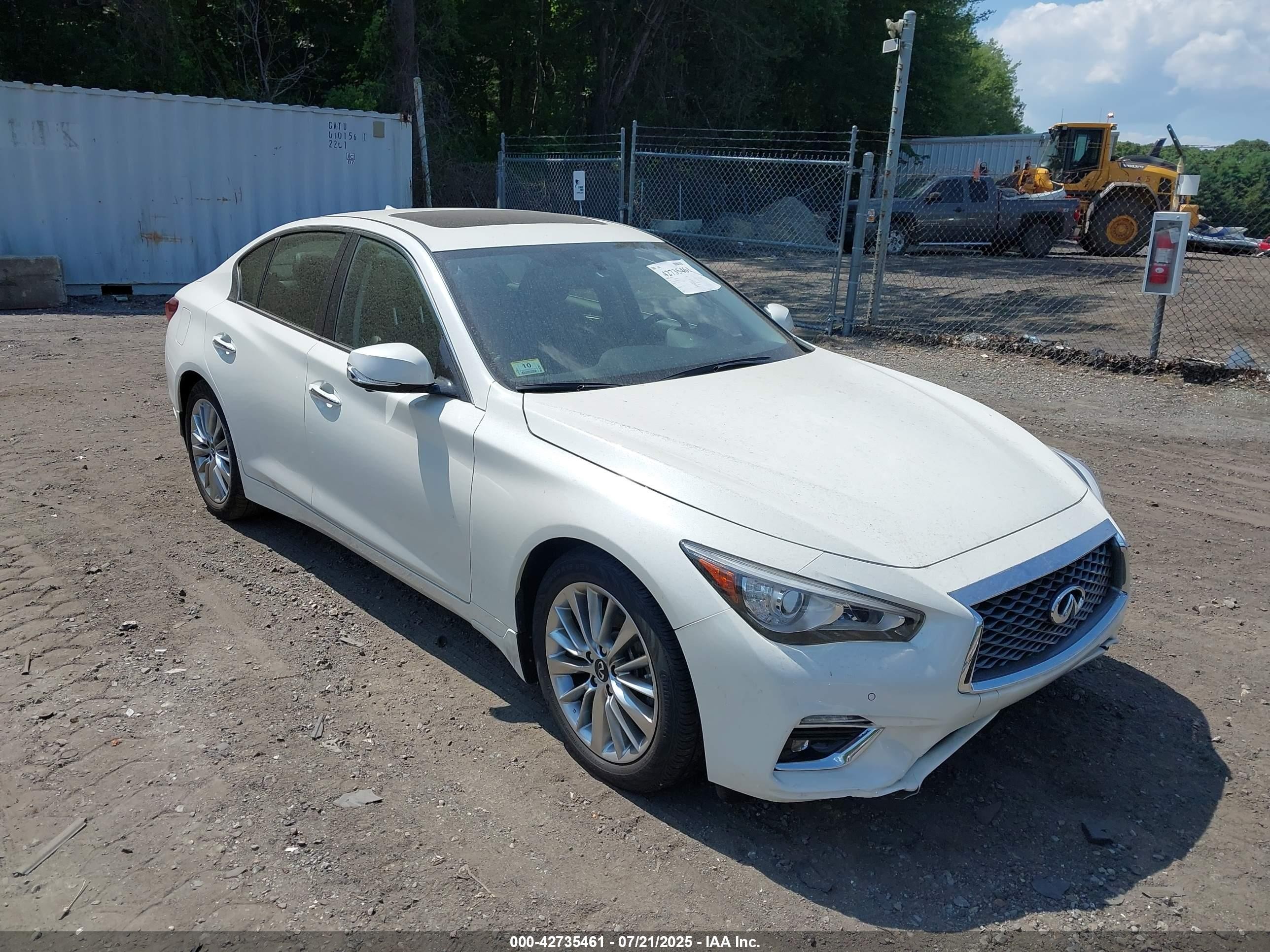 2021 Infiniti Q50 Luxe, VIN JN1EV7BR9MM751725 — Fresh water flood