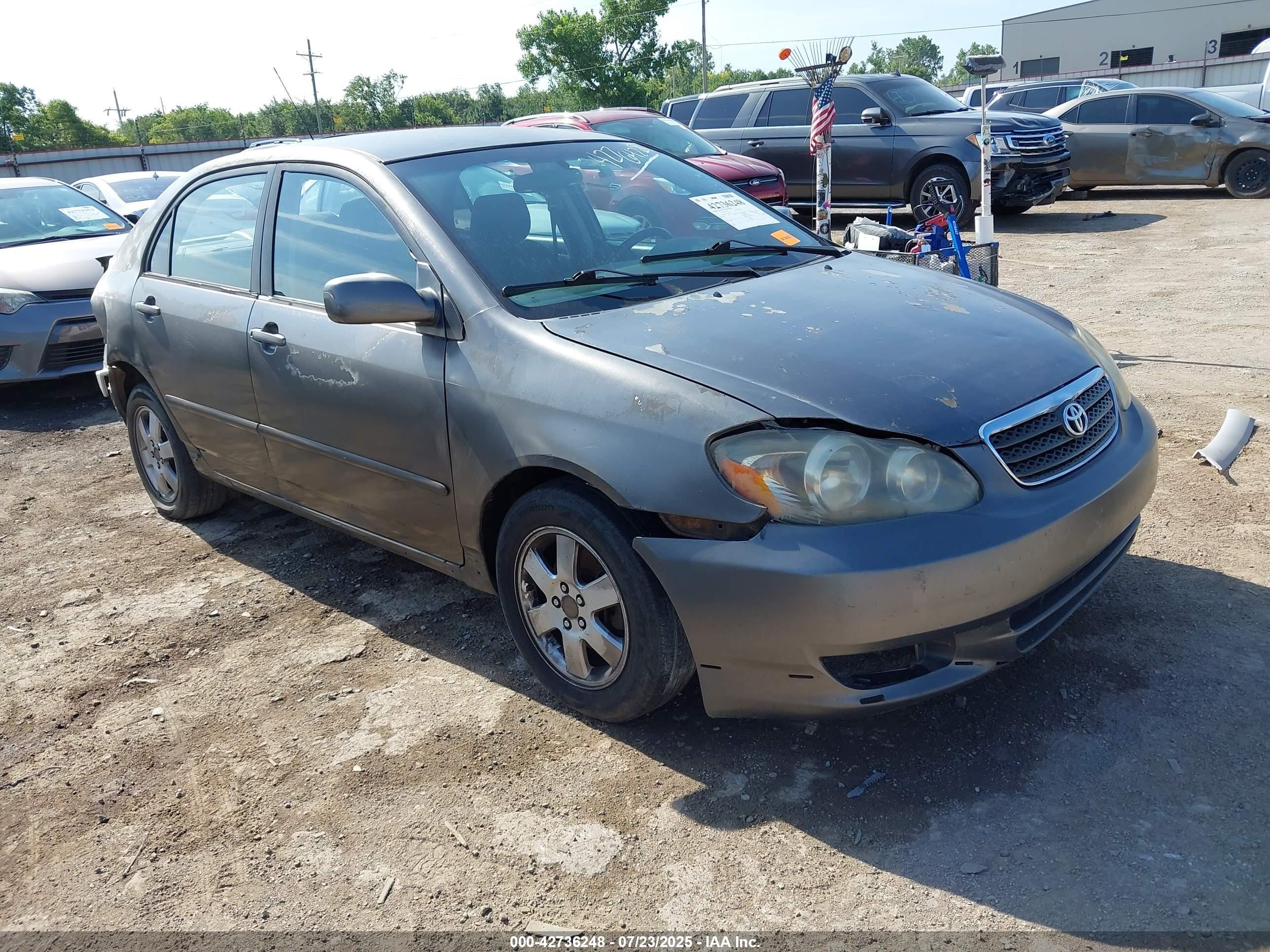 2005 Toyota Corolla CE, VIN 1NXBR32E55Z402858 — Rear end