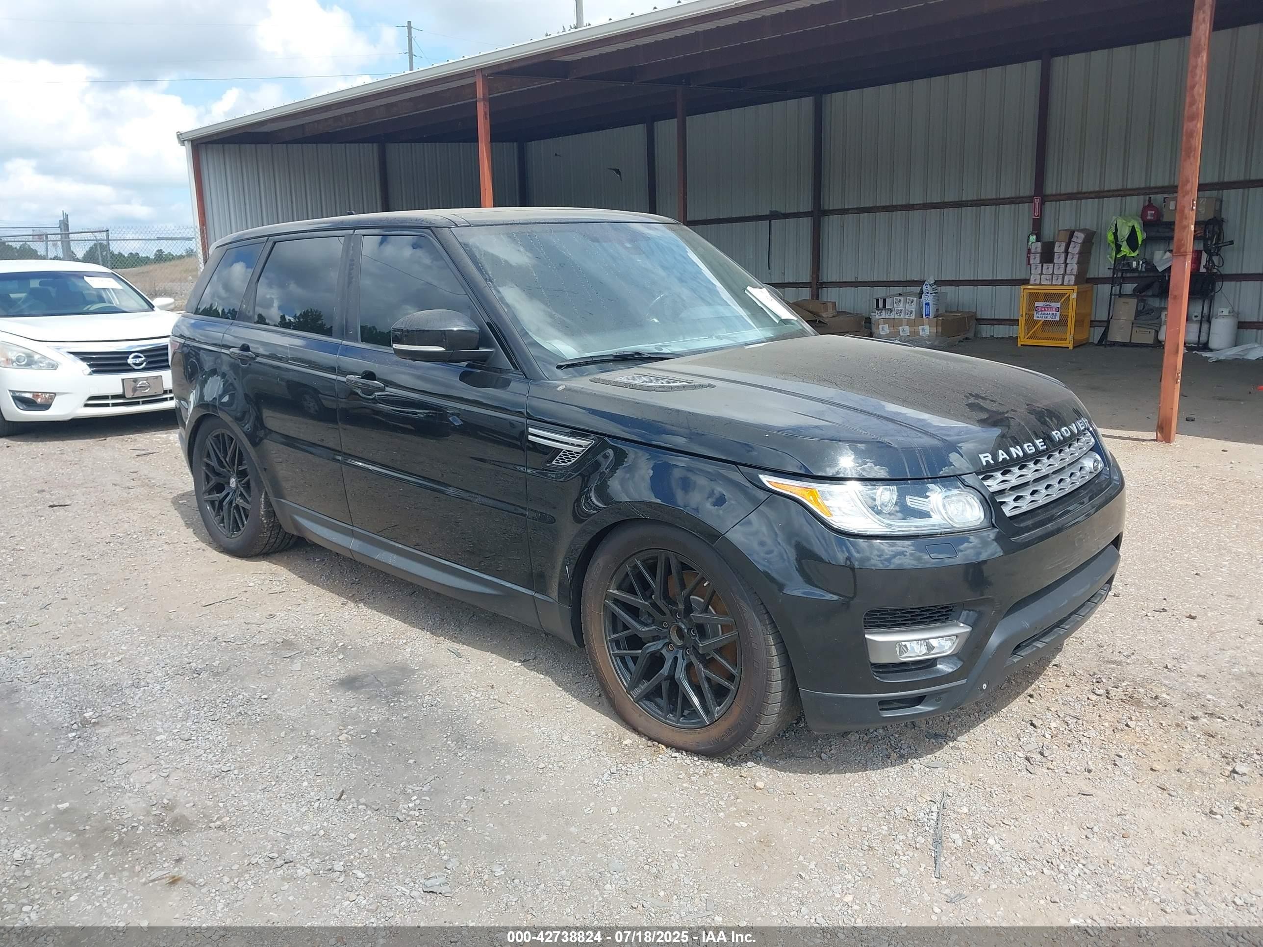 2015 Land Rover Range Rover Sport HSE, VIN SALWR2VF0FA527301 — Interior fire