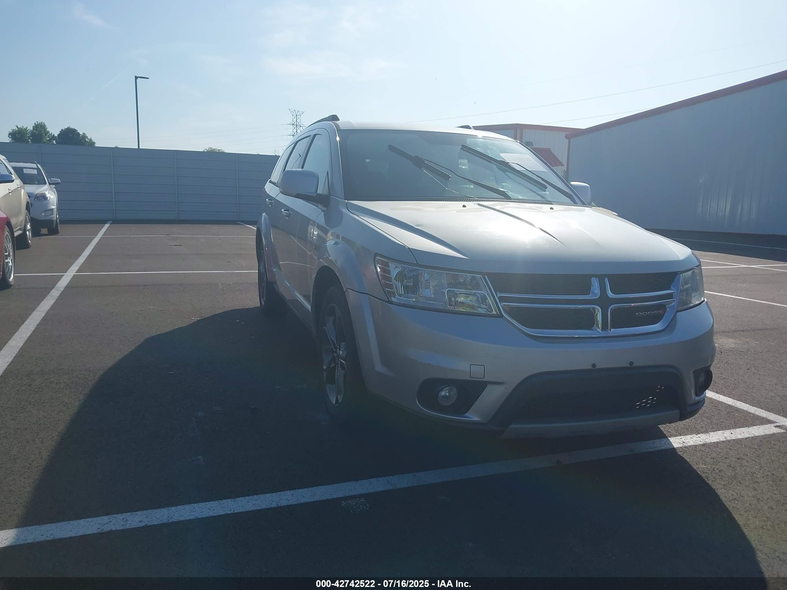 2013 Dodge Journey SXT, VIN 3C4PDCBG2DT661360 — Frame damage