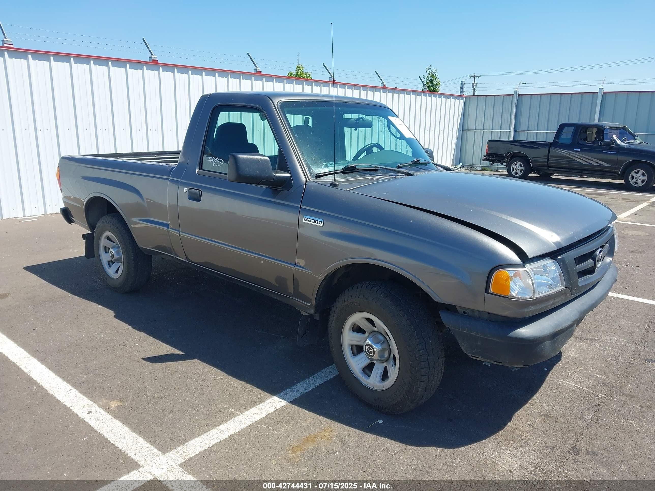 2007 Mazda B-Series, VIN 4F4YR12D77PM05134 — Днище