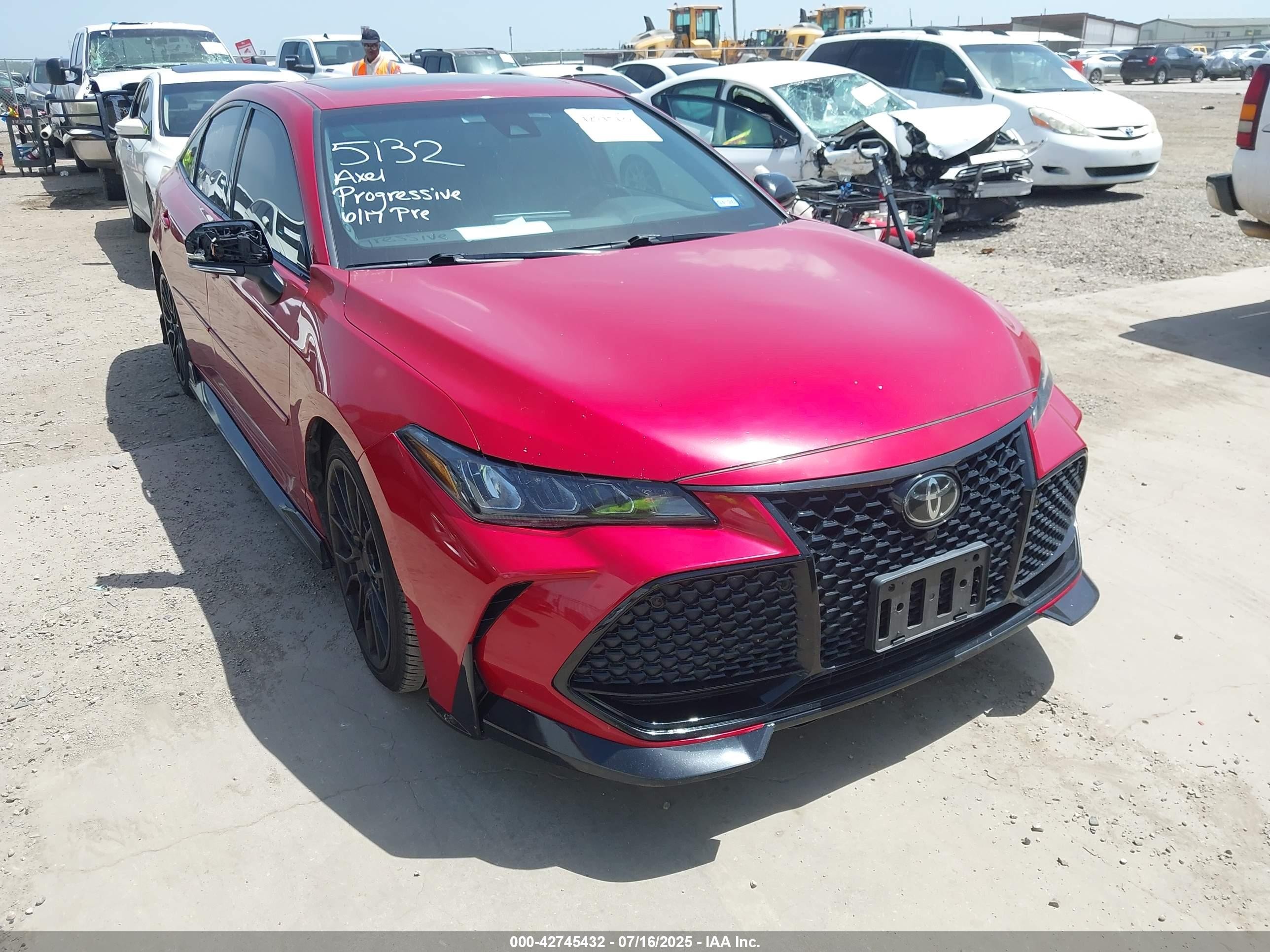 2020 Toyota Avalon XSE, VIN 4T1FZ1FB3LU053475 — Hail