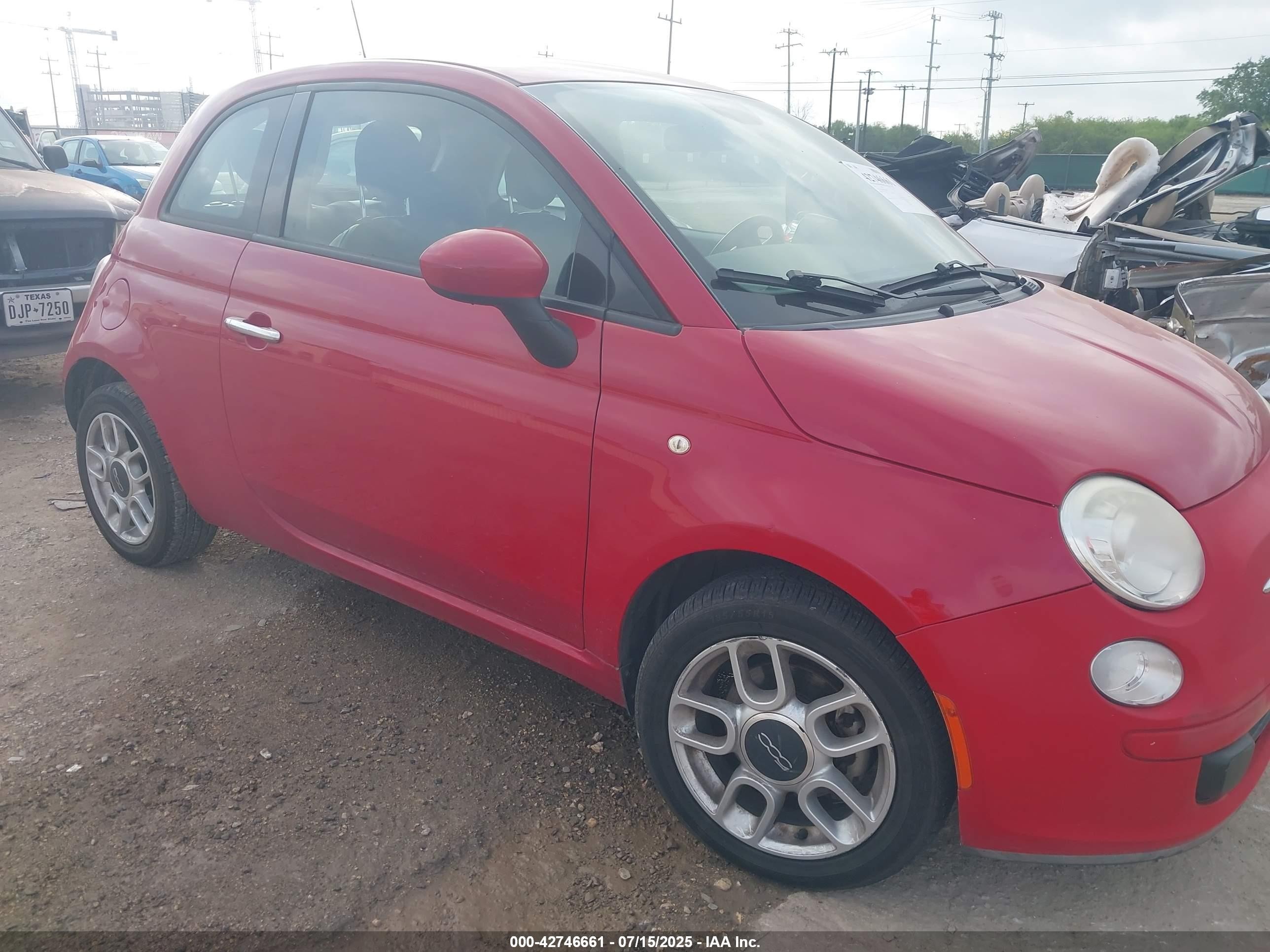 2015 FIAT 500 Pop, VIN 3C3CFFAR5FT623853 — Repossession