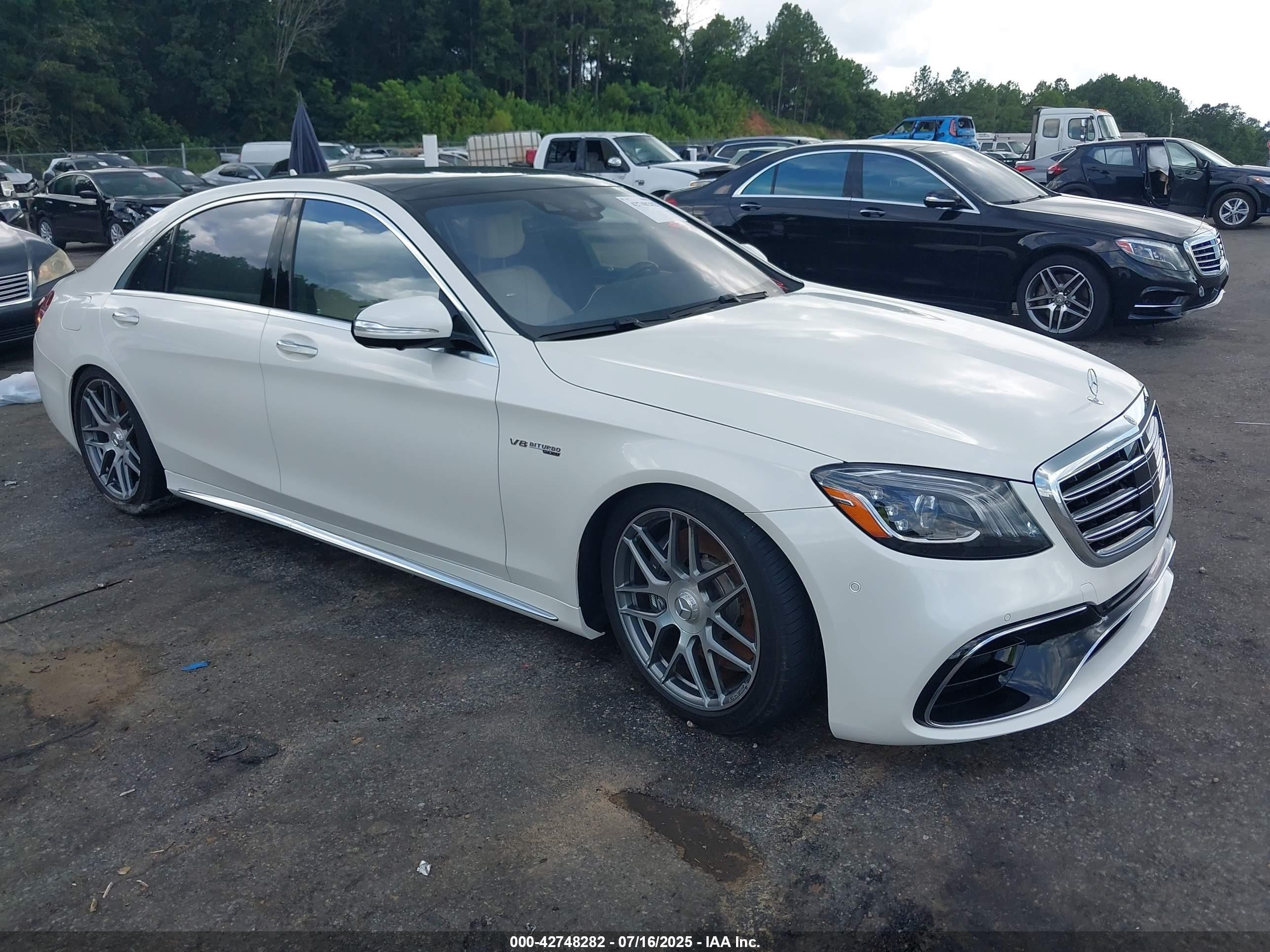 2020 Mercedes-Benz S 63 AMG, VIN WDDUG8JBXLA517385 — Пресная вода