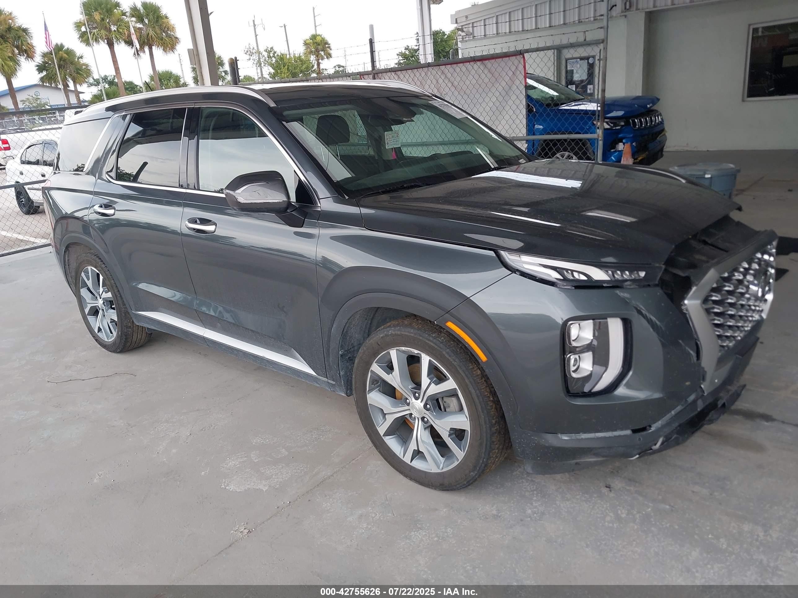2020 Hyundai Palisade SEL, VIN KM8R34HE9LU085094 — Front end