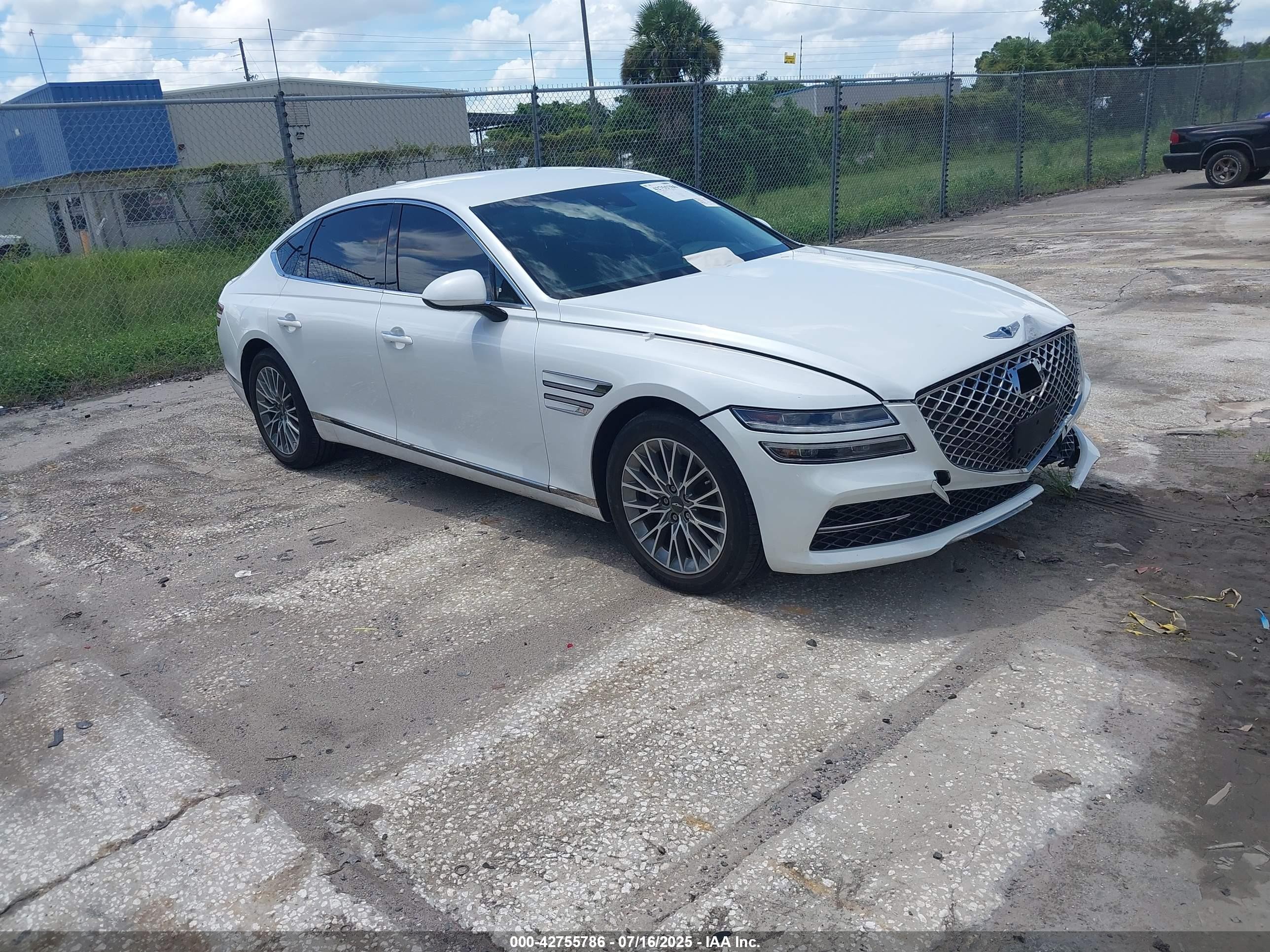 2023 Genesis G80 2.5T, VIN KMTGB4SC6PU197770 — Front end