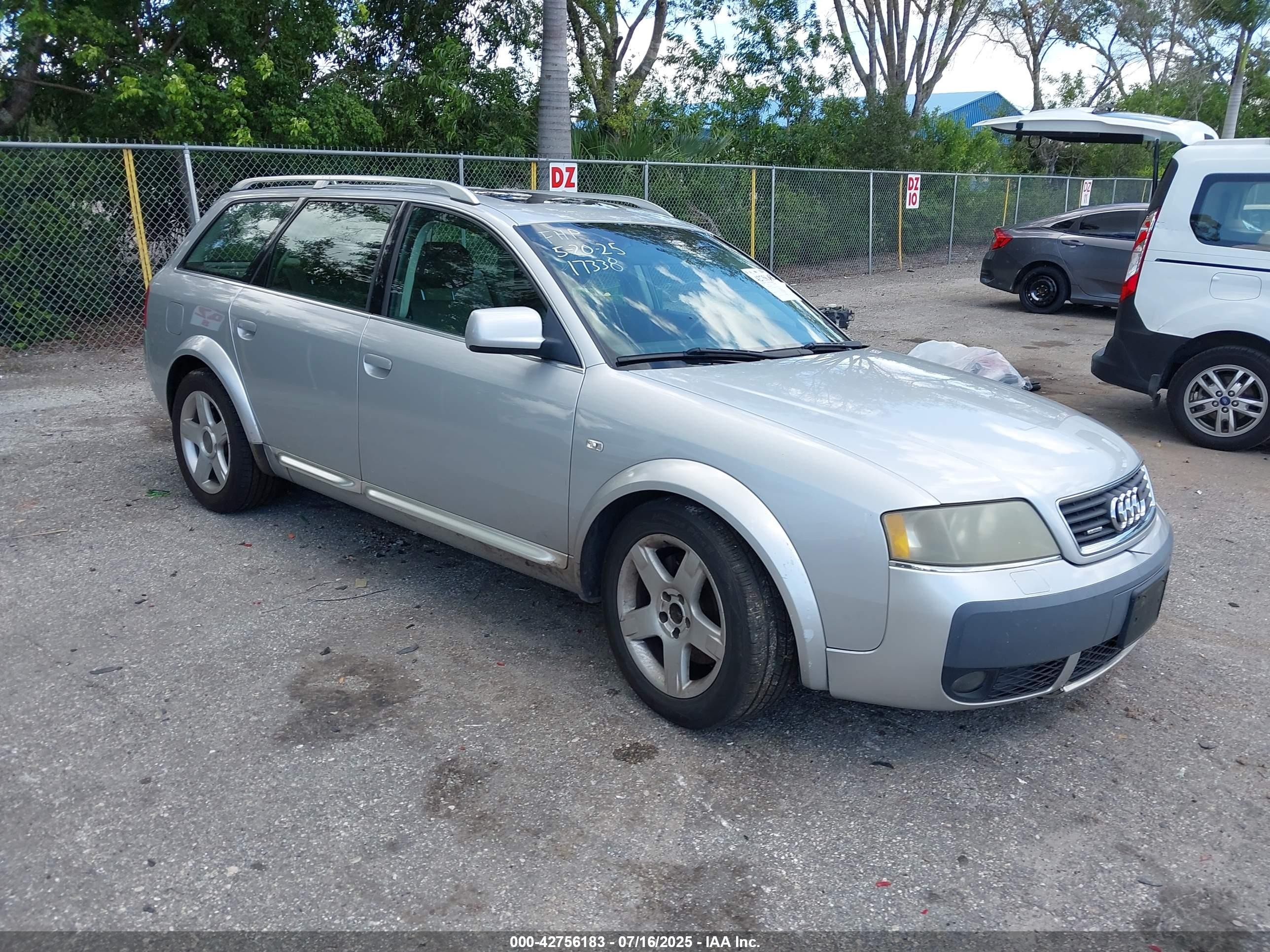 2005 Audi allroad A6 V8, VIN WA1YD64B15N016167 — Бок