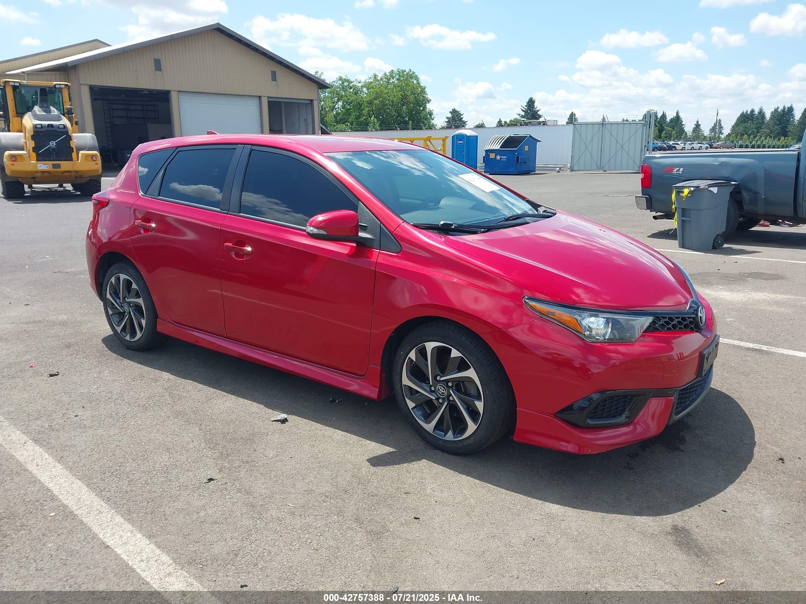 2018 Toyota Corolla, VIN JTNKARJE3JJ576371 — Rear end