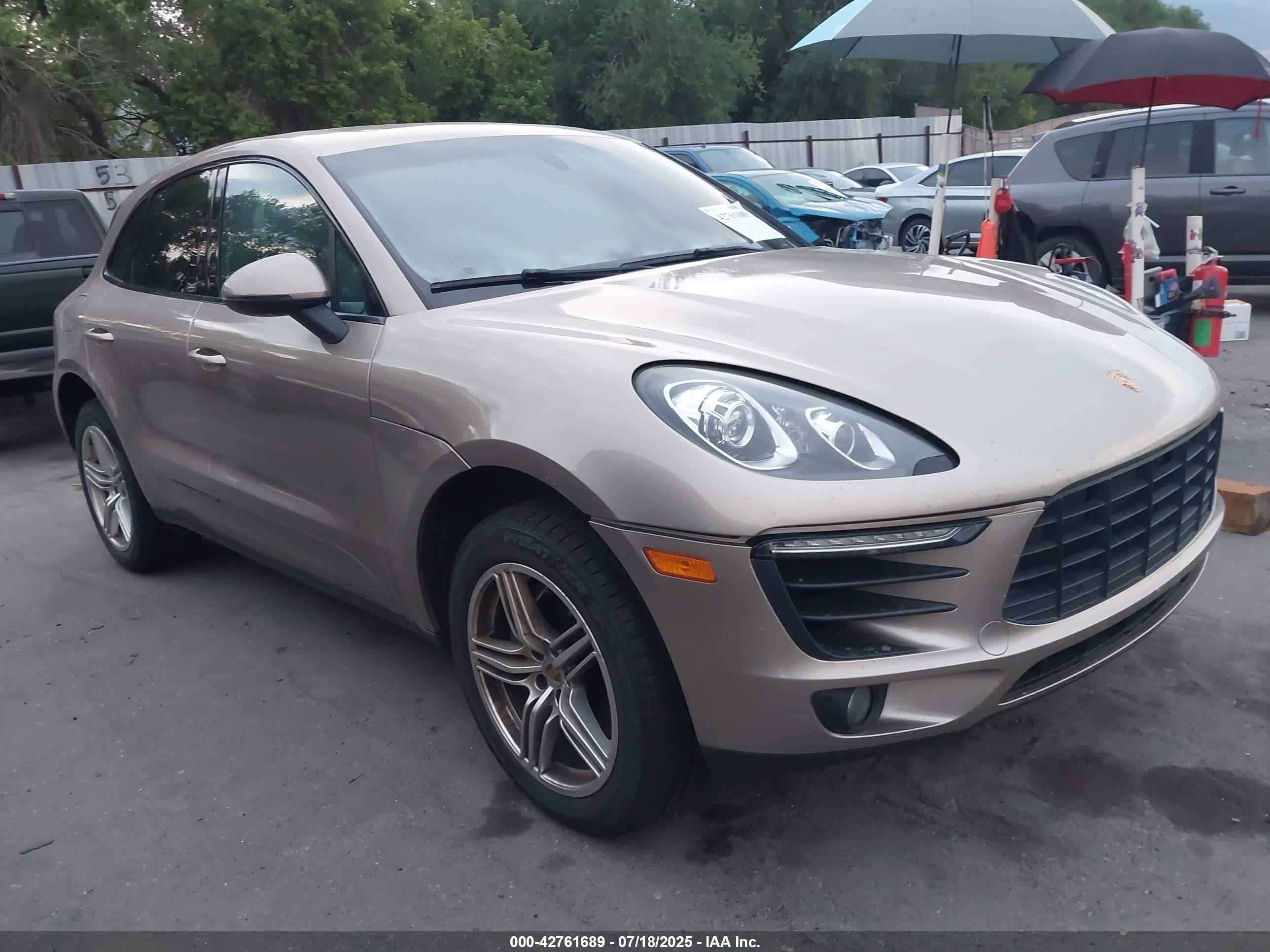 2015 Porsche Macan S, VIN WP1AB2A50FLB71387 — Пожар в салоне