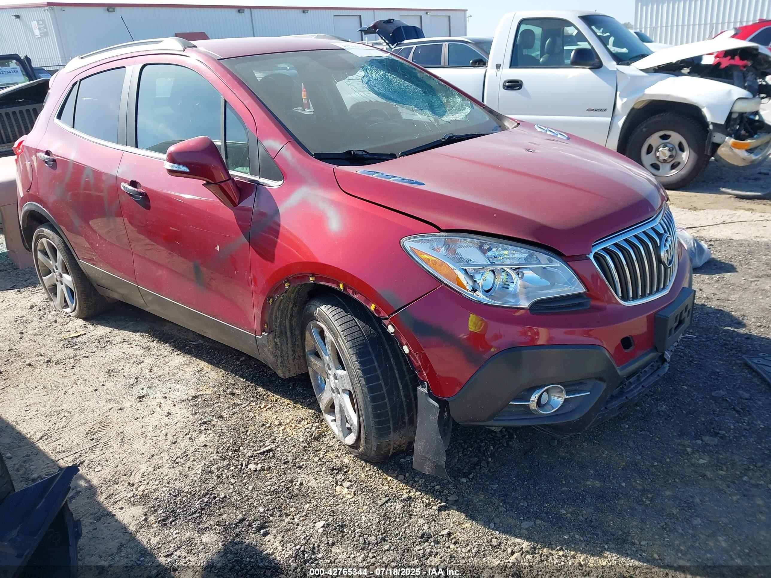 2016 Buick Encore Leather, VIN KL4CJCSB5GB576167 — Vandalism