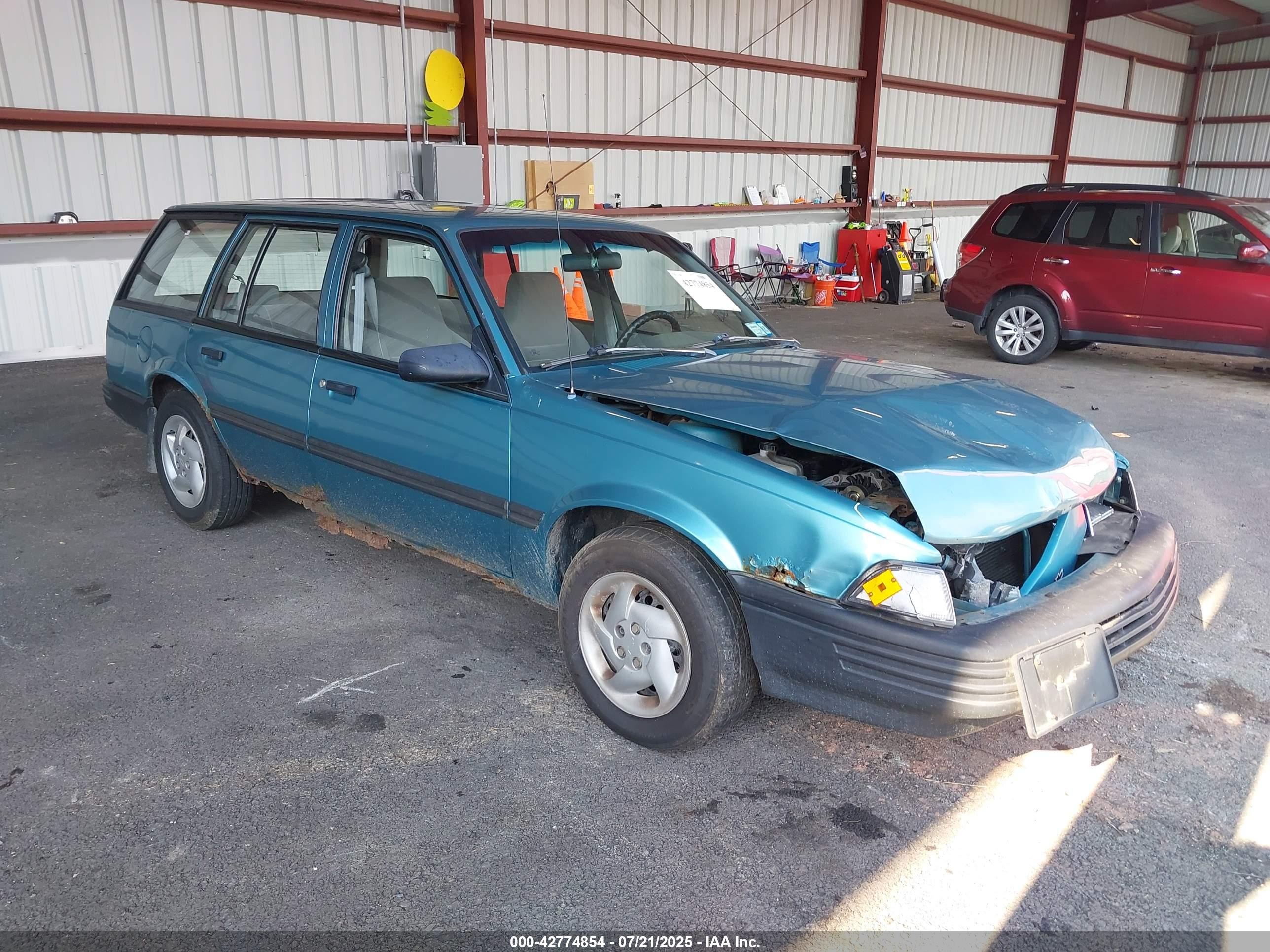 1993 Chevrolet Cavalier, VIN 1G1JC8440P7307749 — Front end