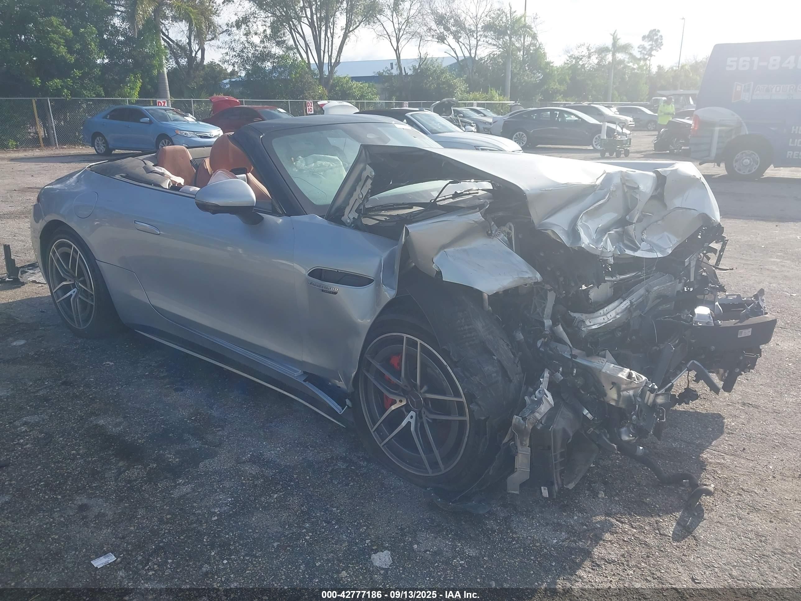2023 Mercedes-Benz SL 55 AMG, VIN W1KVK8AB7PF014831 — Front end