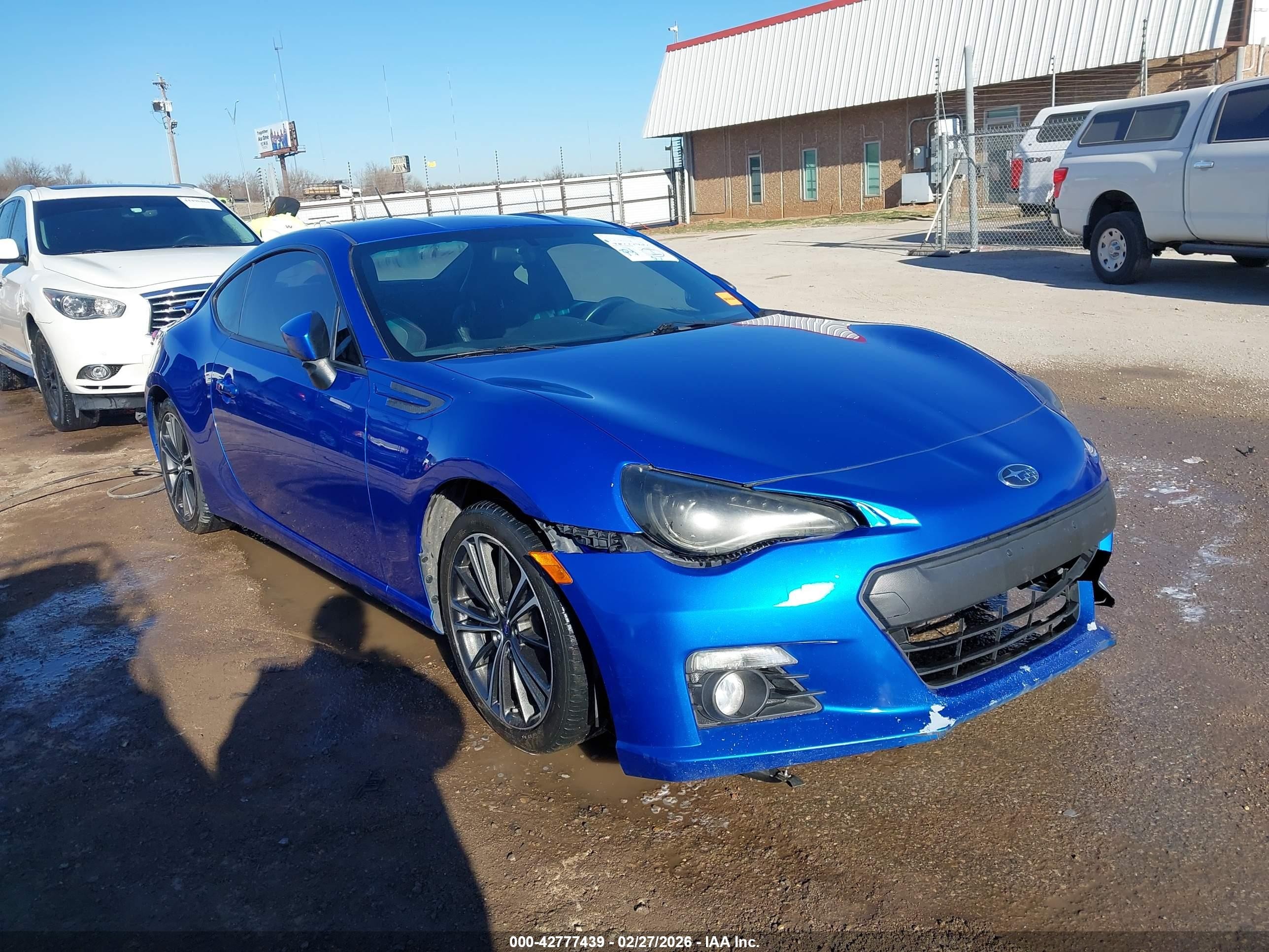 2014 Subaru BRZ Limited, VIN JF1ZCAC15E9606153 — Hail