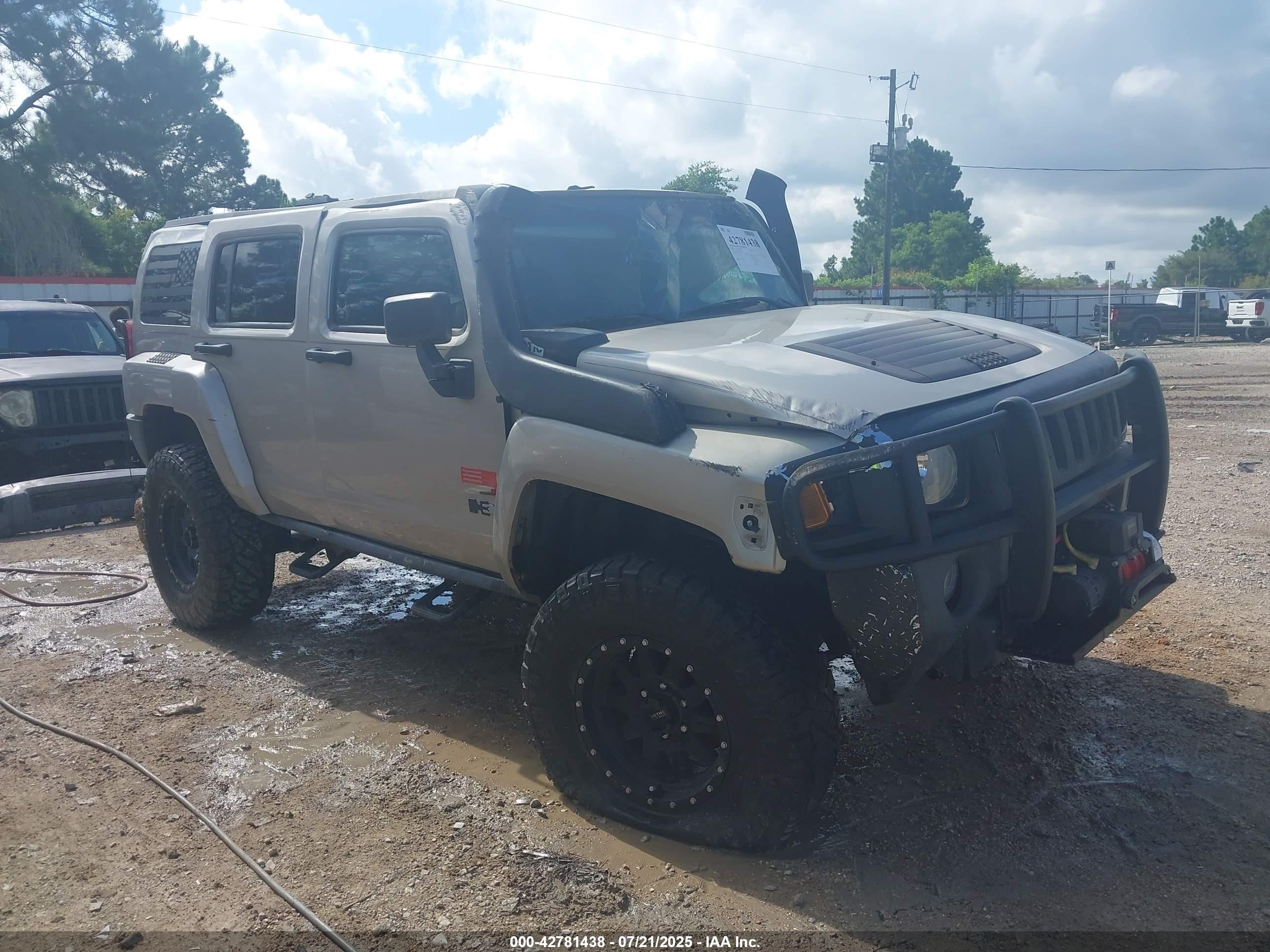 2009 Hummer H3 Luxury, VIN 5GTEN13E598102342 — Опрокидывание