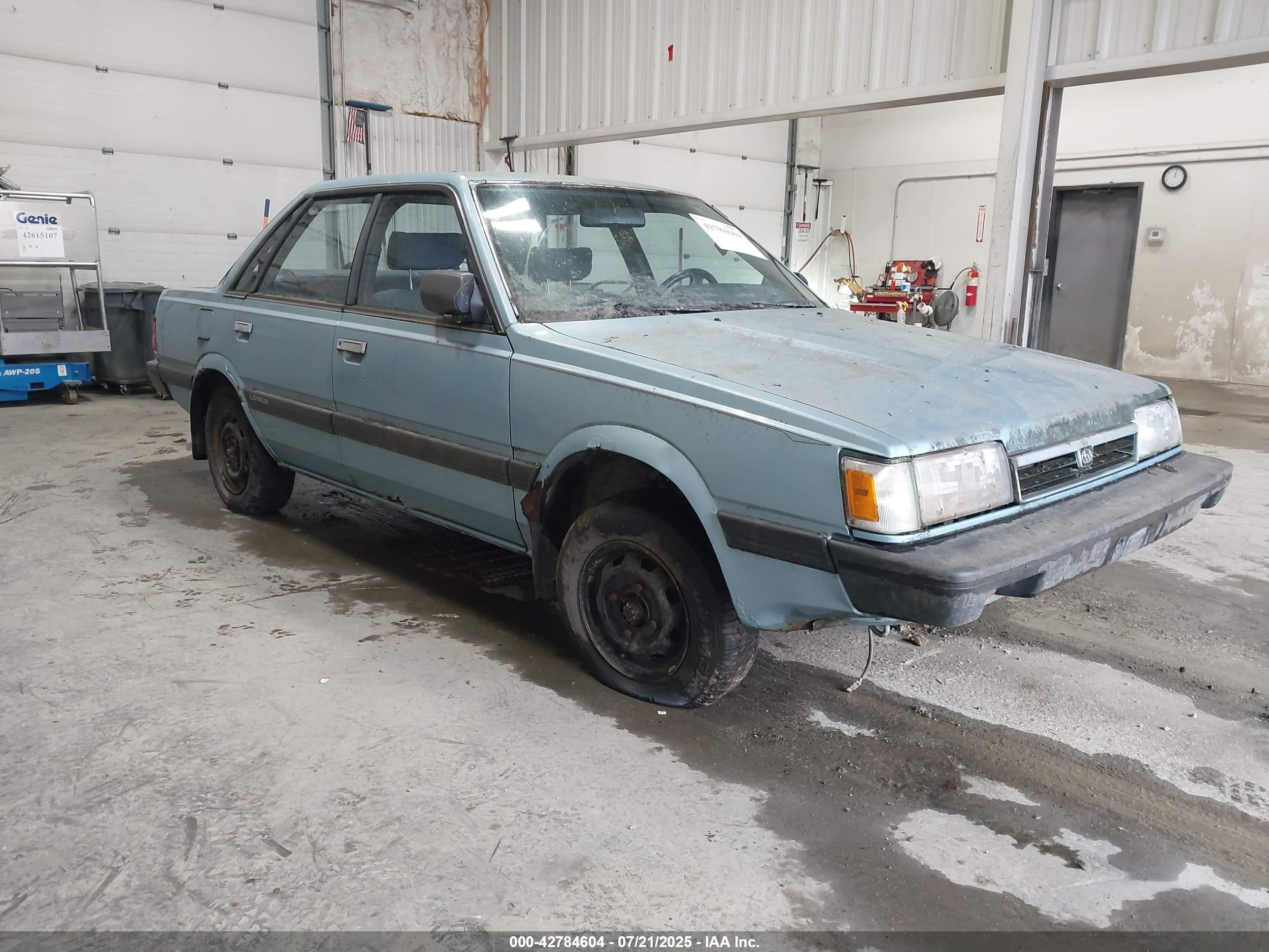 1991 Subaru GL, VIN JF2AC52B6MF209724 — Rear end