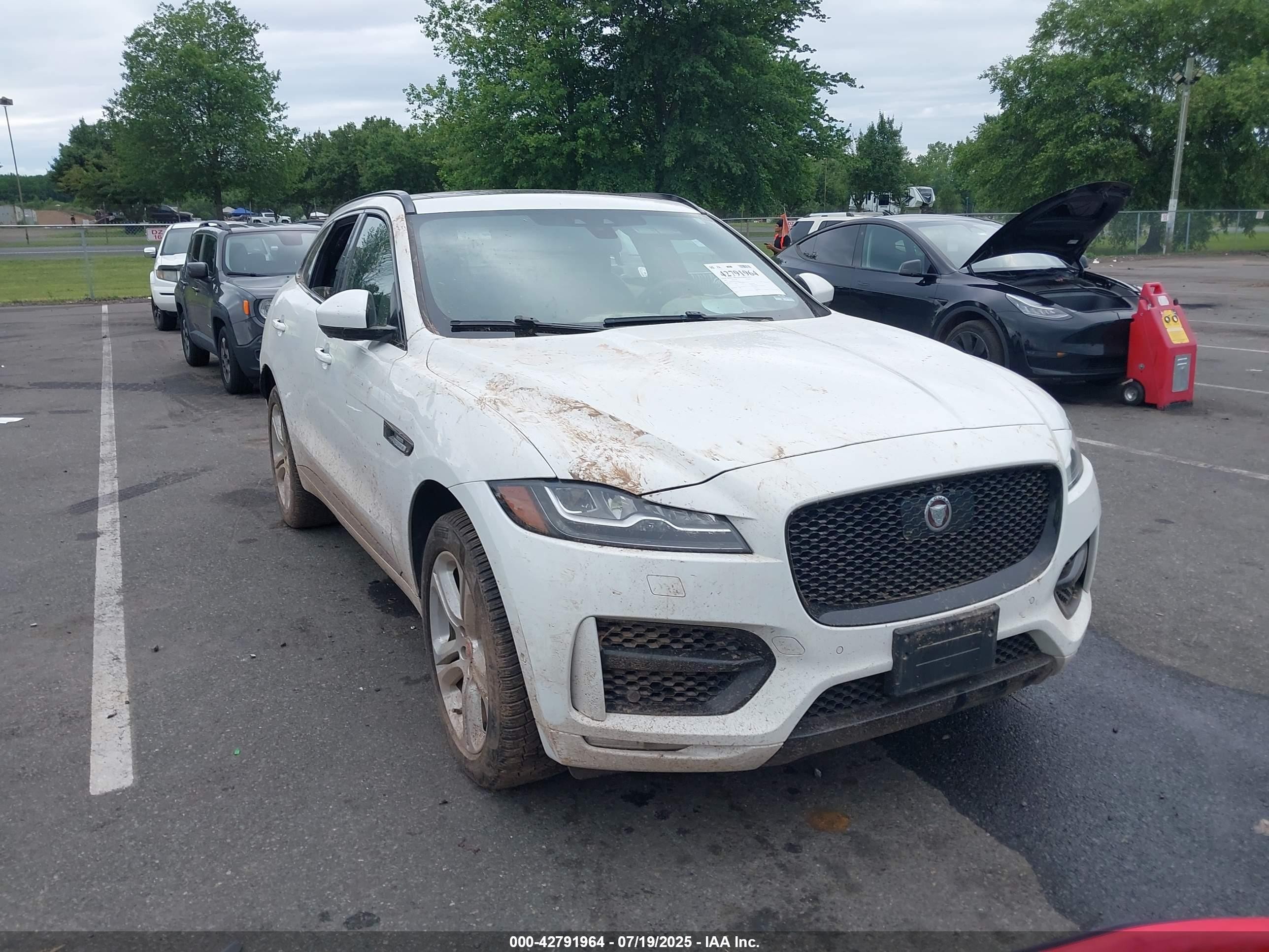 2018 Jaguar F-Pace 25t R-Sport, VIN SADCL2FX6JA255823 — Water / flood