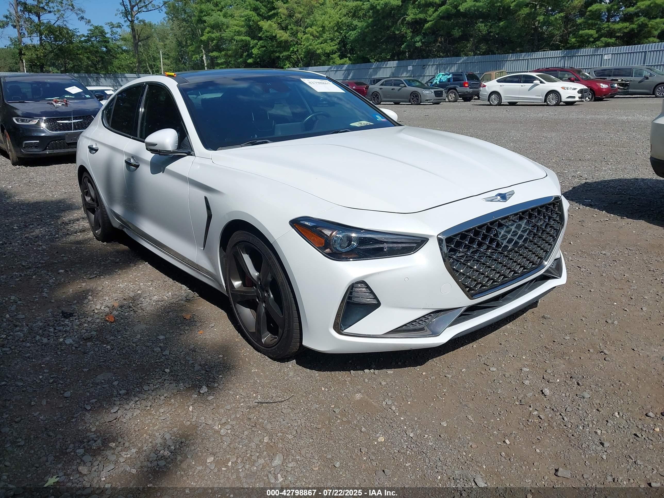 2019 Genesis G70 Dynamic, VIN KMTG34LEXKU032715 — Water / flood