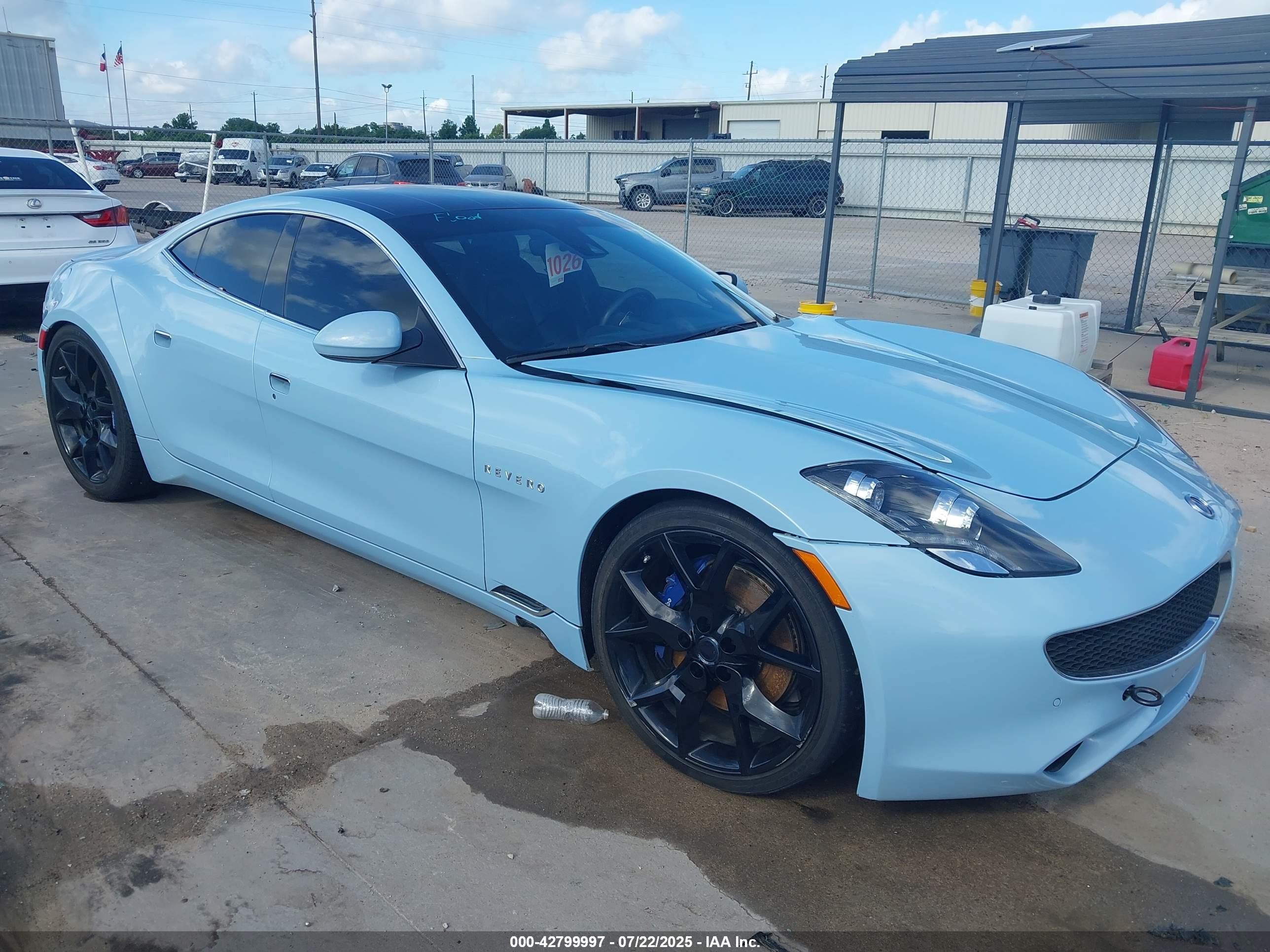 2019 Karma Revero, VIN 50GK41SA8KA000112 — Water / flood