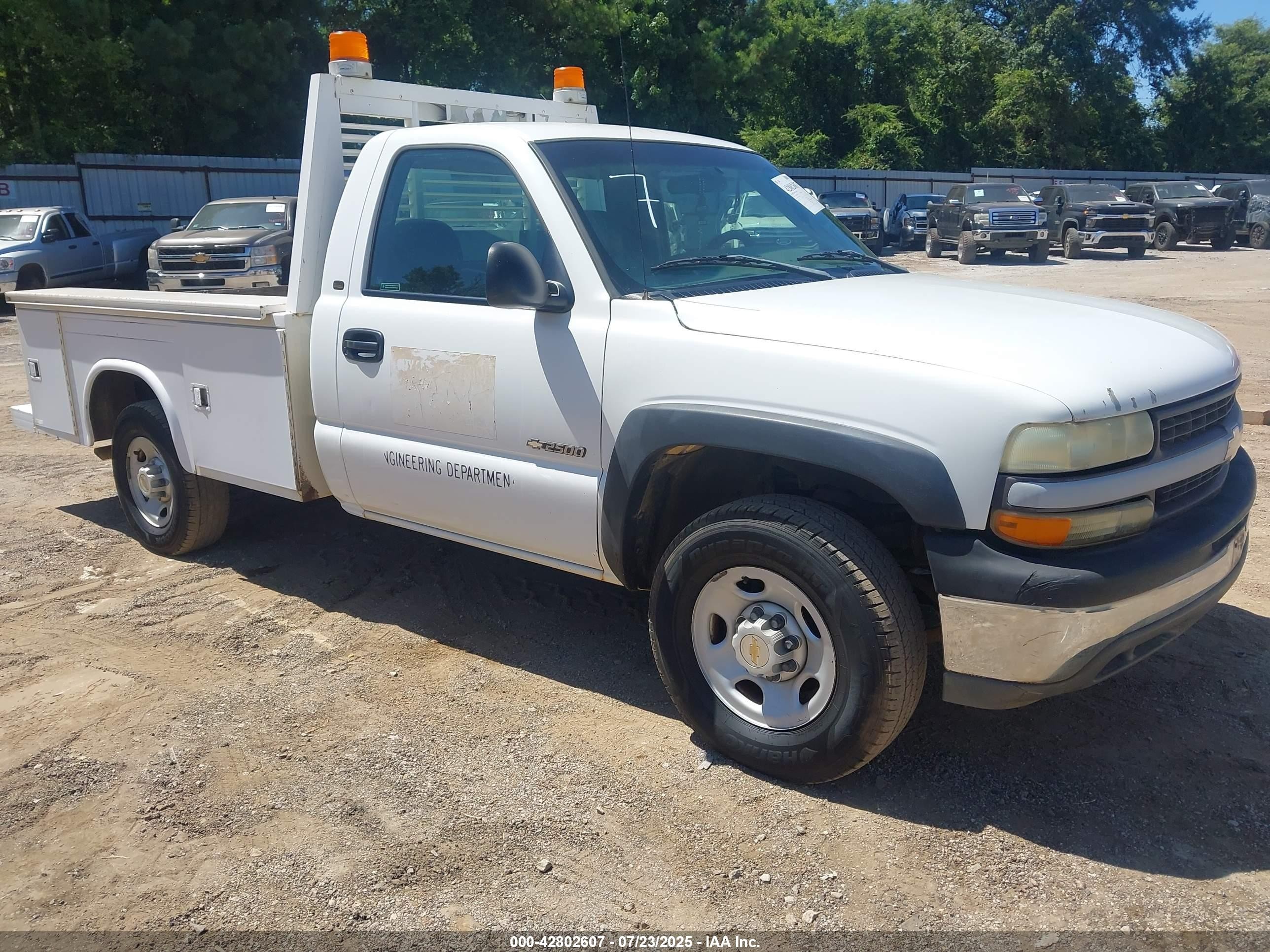 2002 Chevrolet Silverado 2500, VIN 1GBGC24U82Z305408 — Side