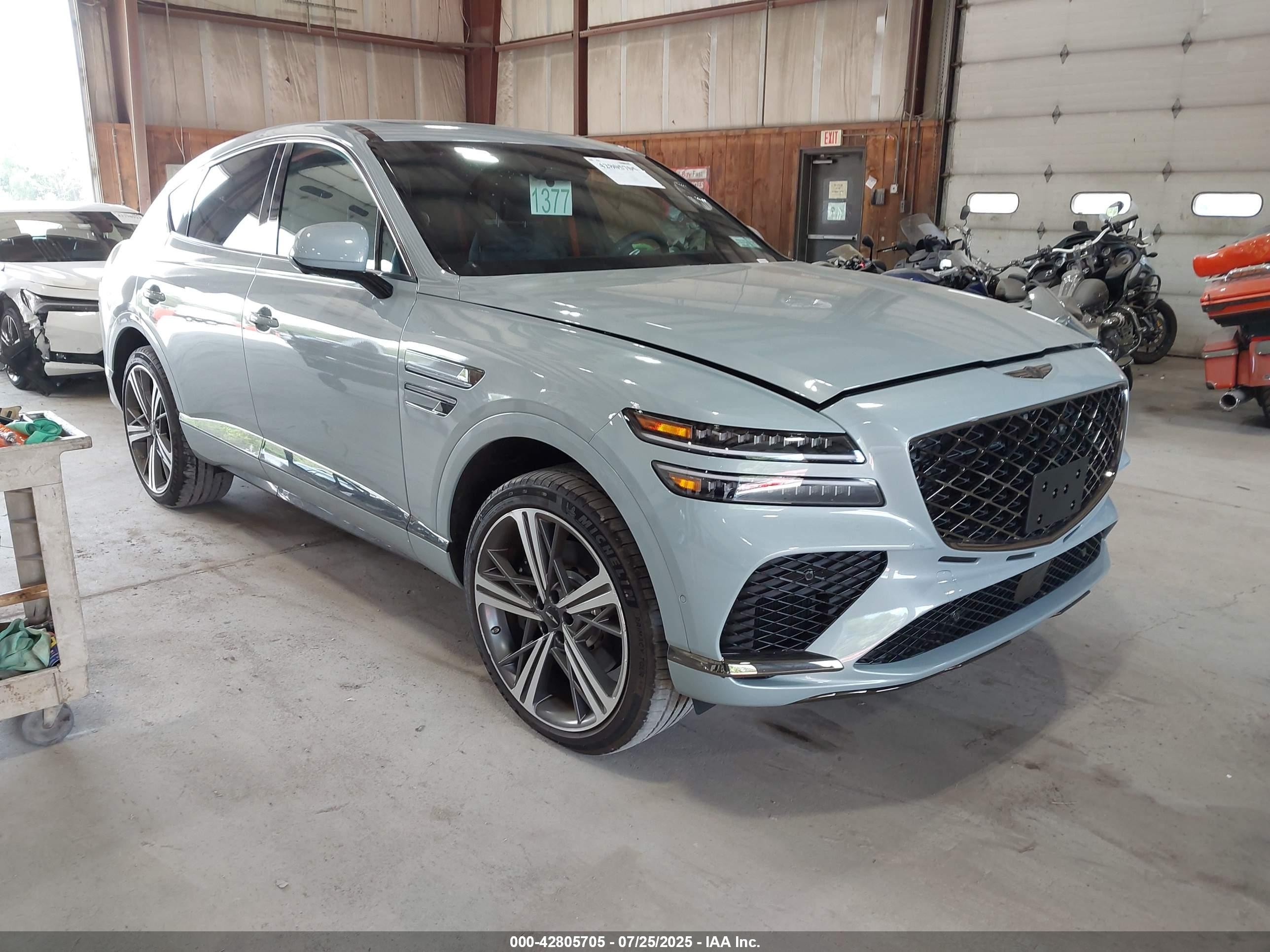 2025 Genesis GV80 Coupe 3.5T e-SC, VIN KMUJBESC2SU273887 — Water / flood