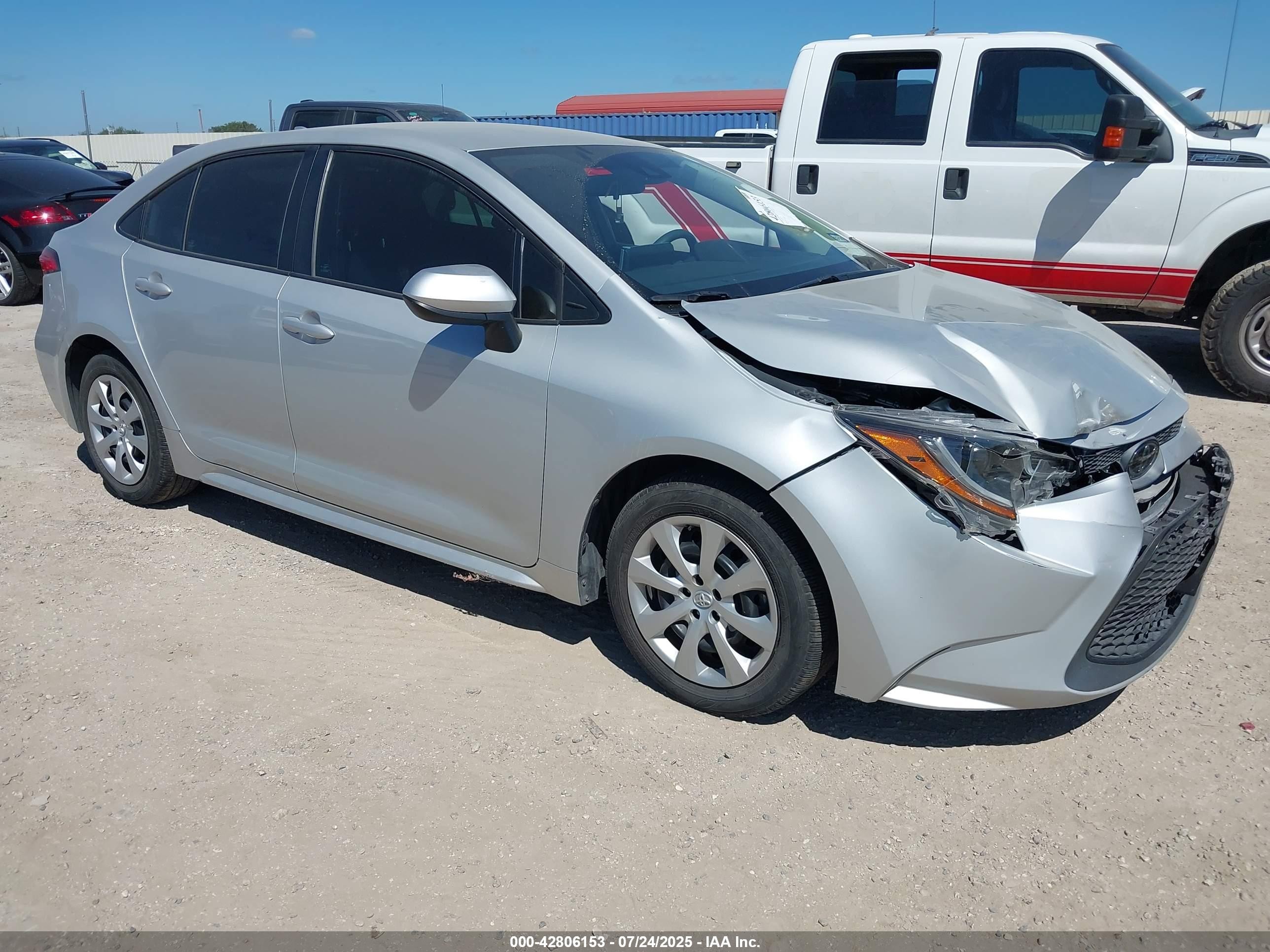 2021 Toyota Corolla LE, VIN 5YFEPMAE9MP154771 — All over