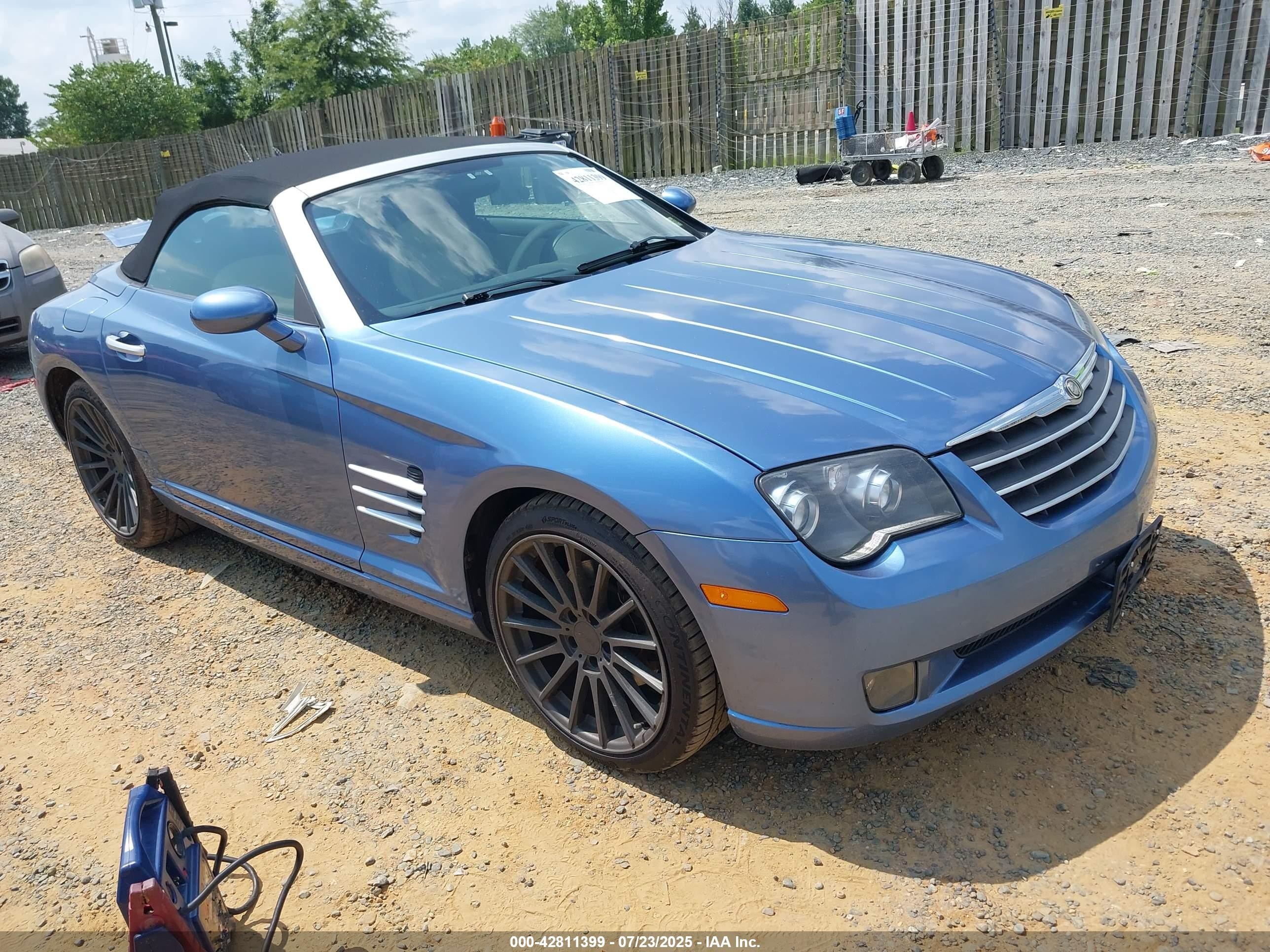 2006 Chrysler Crossfire Limited, VIN 1C3AN65L06X063275 — Пресная вода