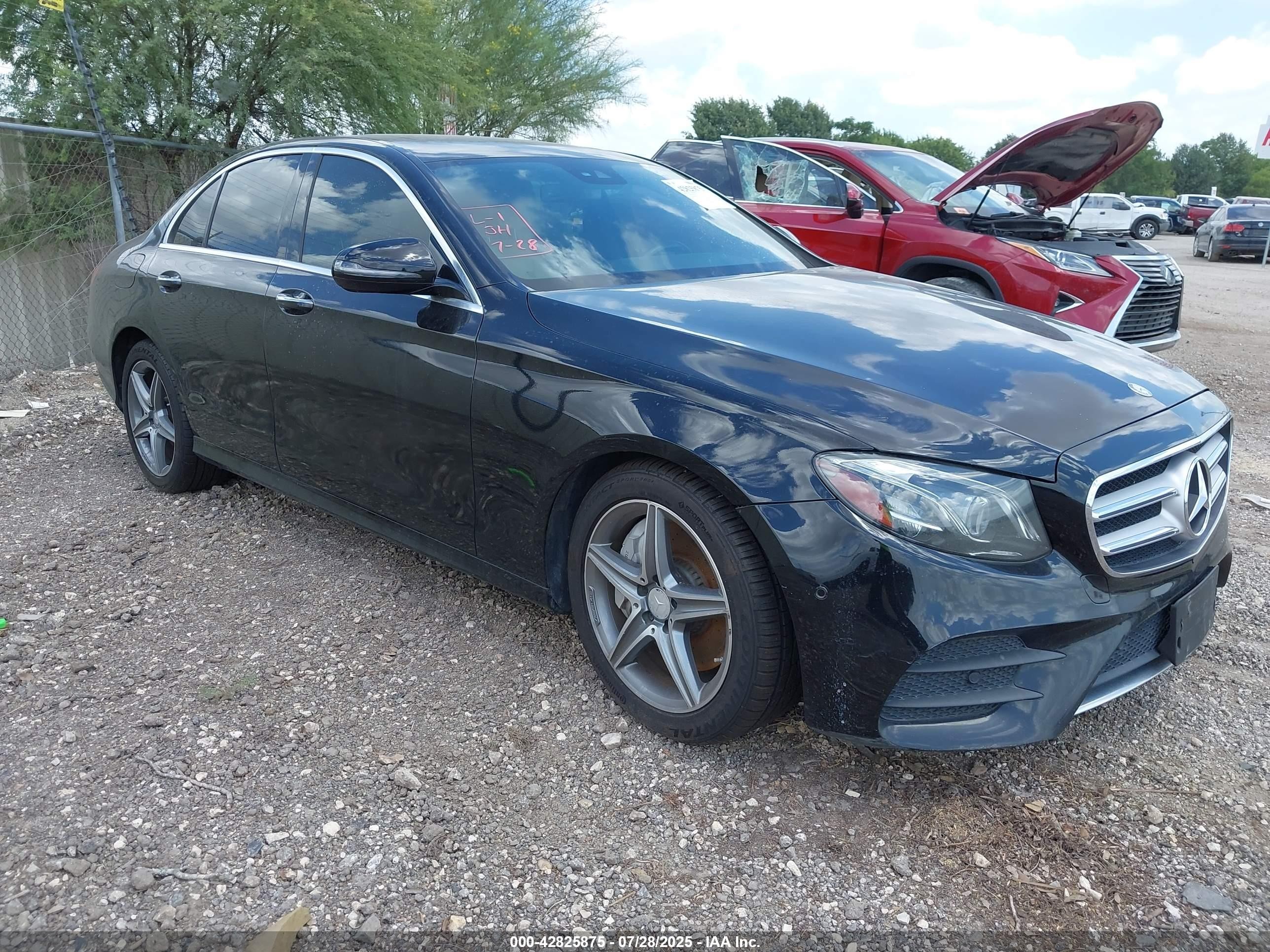 2017 Mercedes-Benz E 300 Luxury, VIN WDDZF4JB7HA051617 — Water / flood