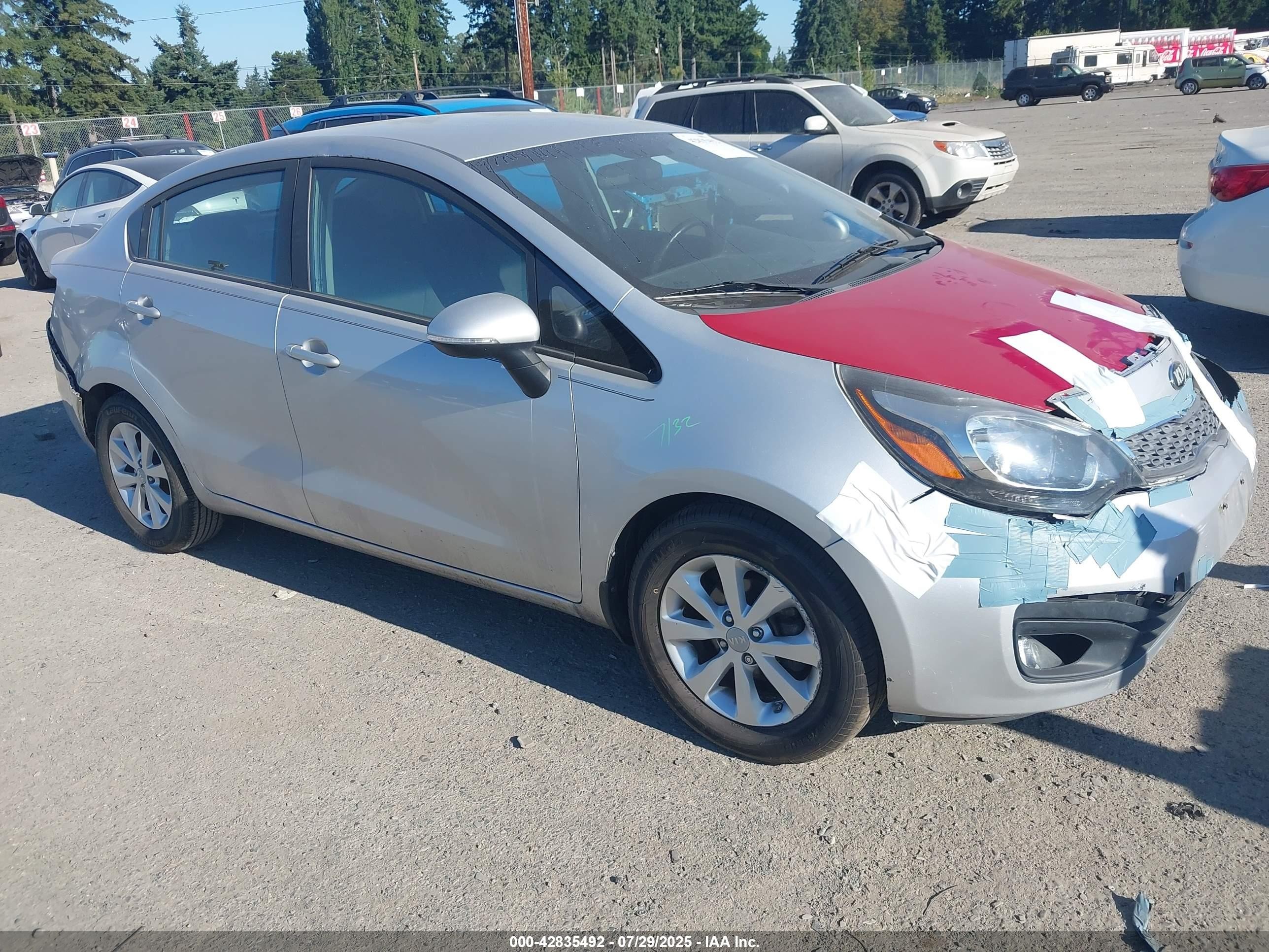 2013 Kia Rio EX, VIN KNADN4A38D6156502 — All over