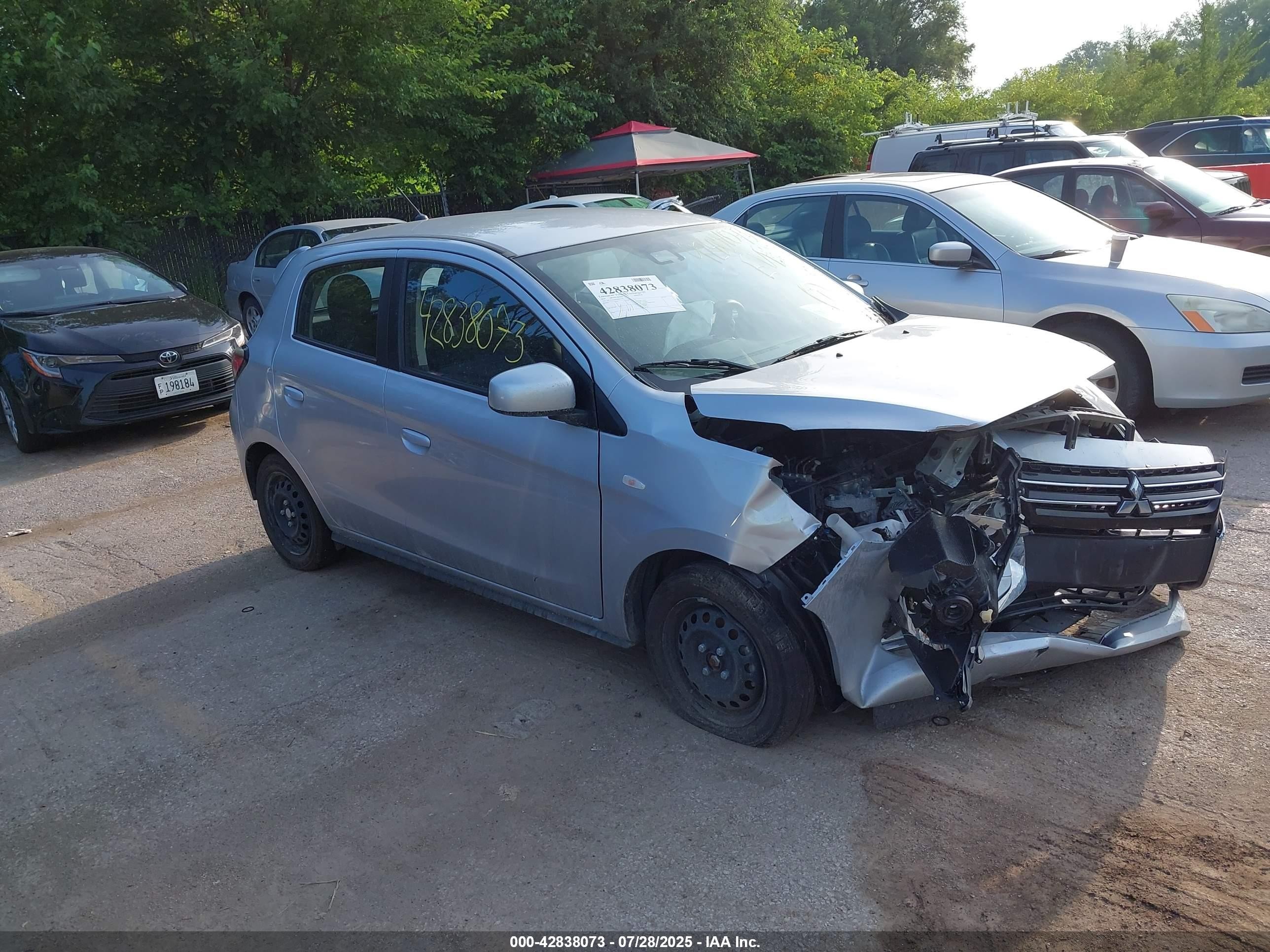 2024 Mitsubishi Mirage ES, VIN ML32AUHJ7RH007779 — Front end