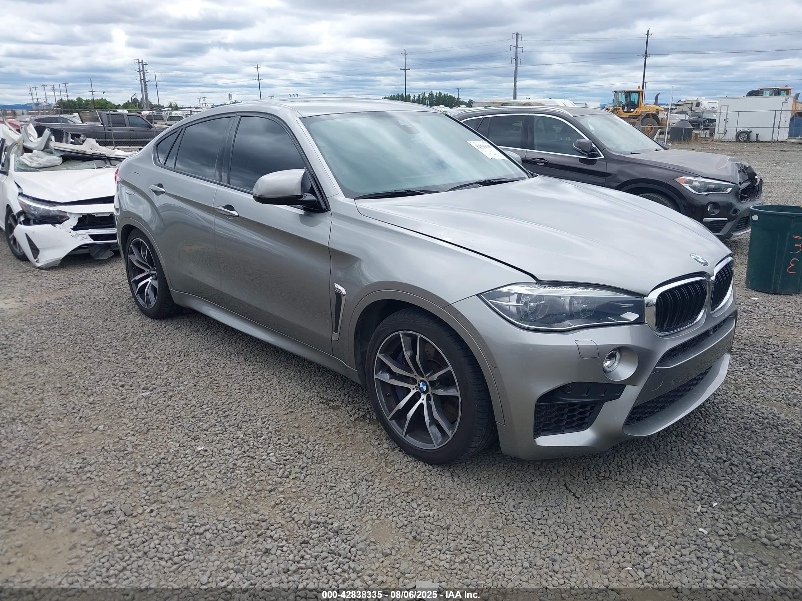 2016 BMW X6 M, VIN 5YMKW8C56G0R43041 — Днище