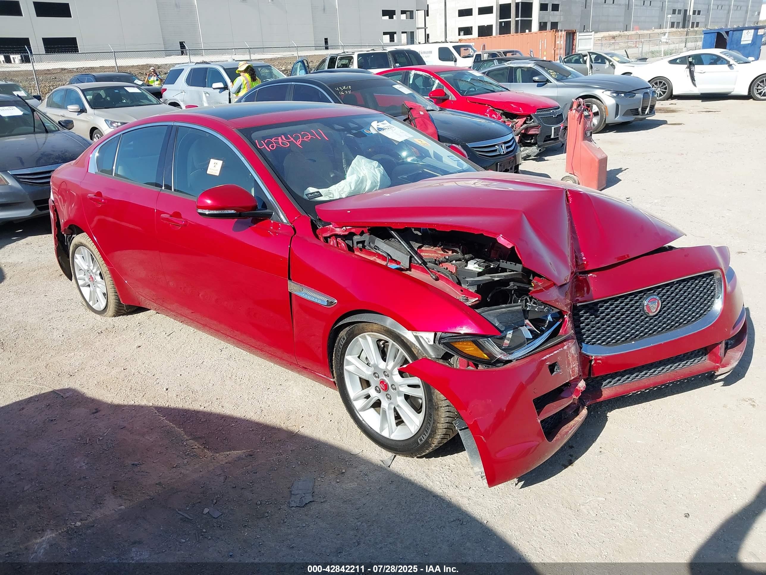 2018 Jaguar XE 25t Premium, VIN SAJAD4FX6JCP23177 — Biohazard / chemical