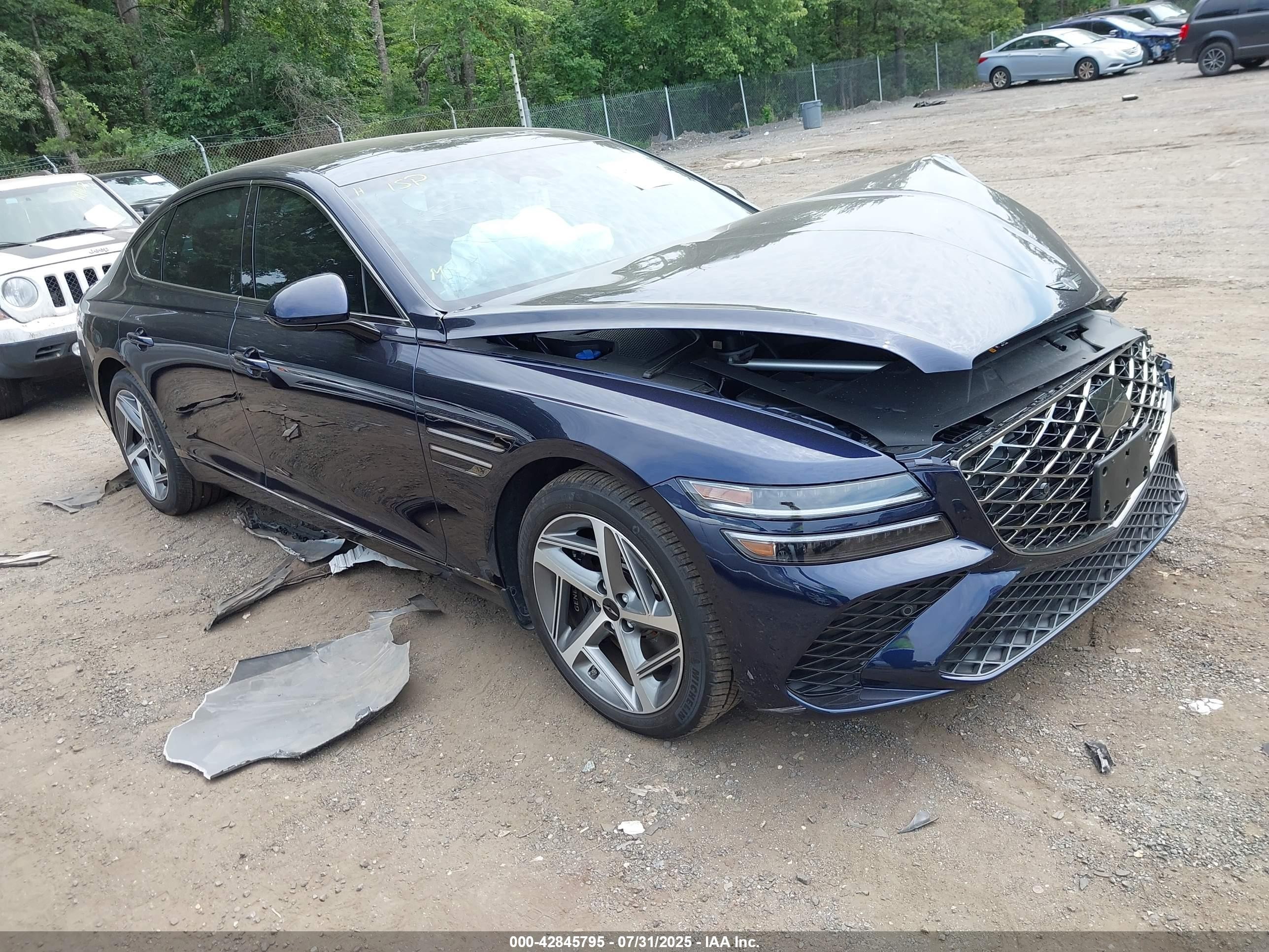 2025 Genesis G80 3.5T Sport Advanced, VIN KMTGE4SDXSU286380 — Front end