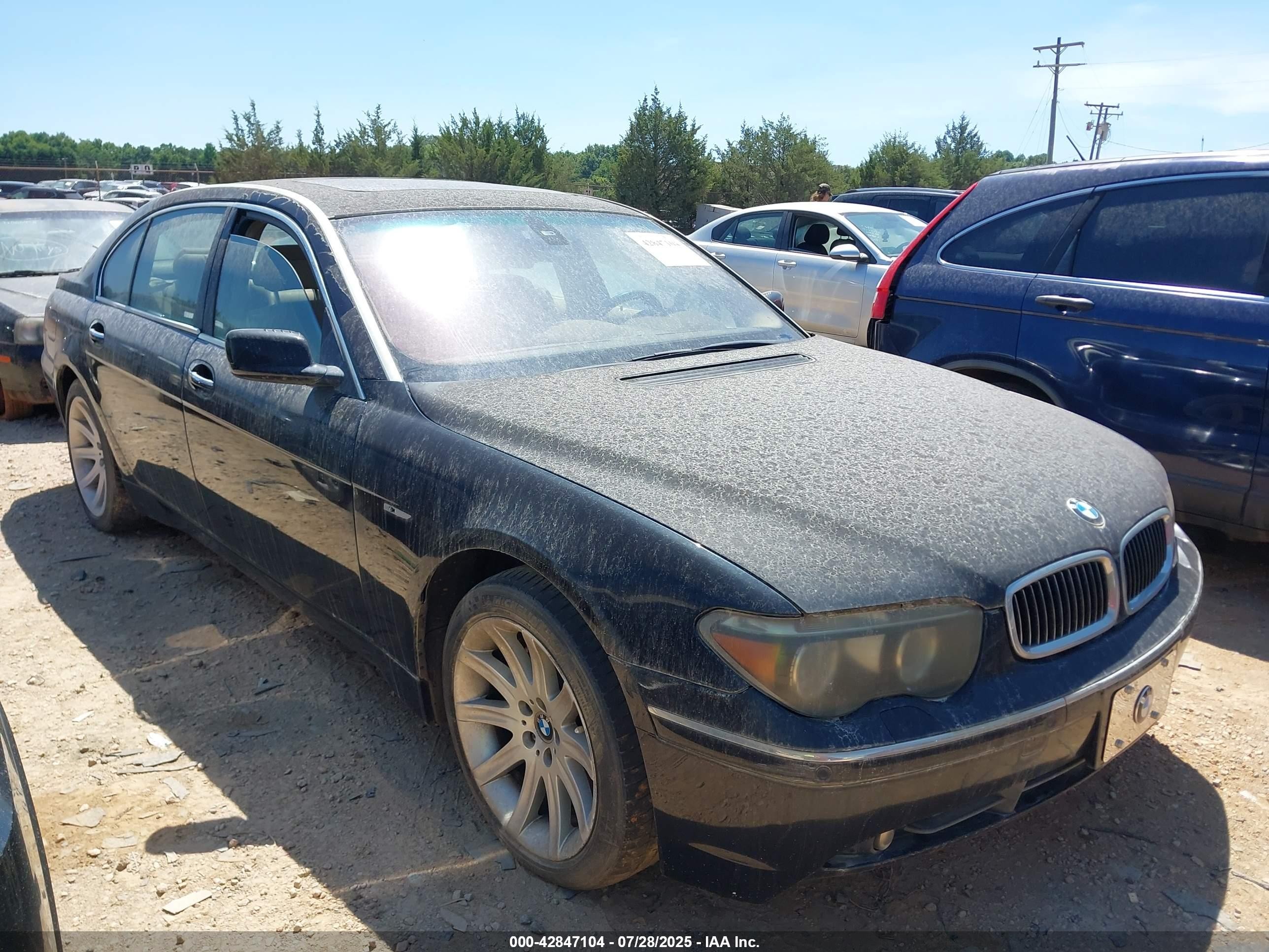 2005 BMW 7 Series 745Li, VIN WBAGN63525DS60777 — Storm