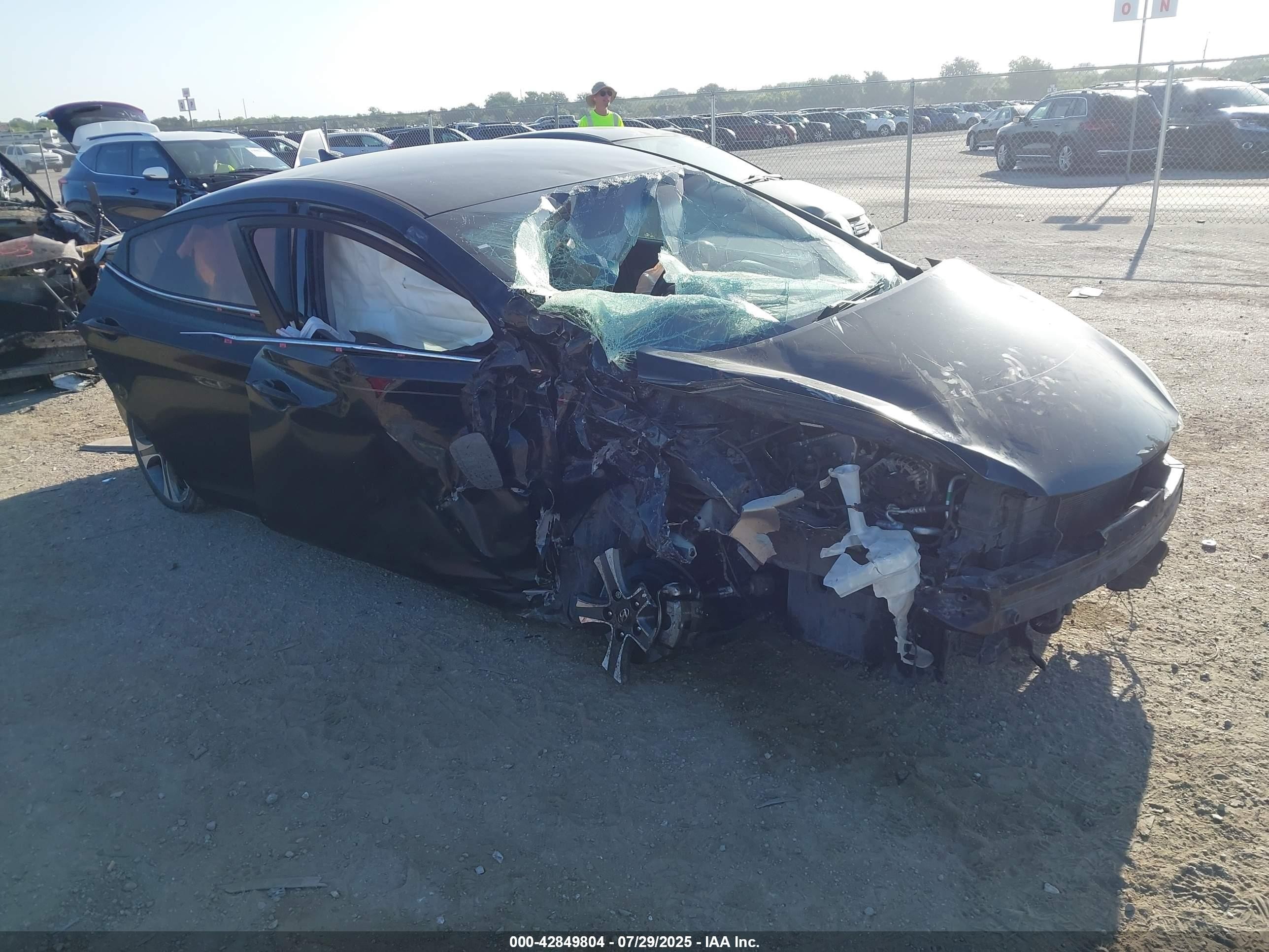 2016 Hyundai Elantra Sport, VIN KMHDH4AH4GU513594 — Side