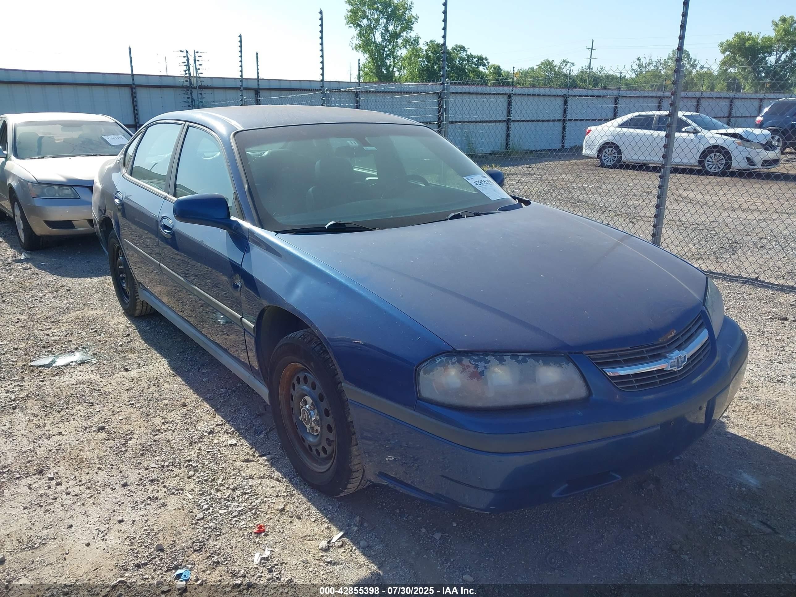 2005 Chevrolet Impala Police Police, VIN 2G1WF55K059219269 — Side