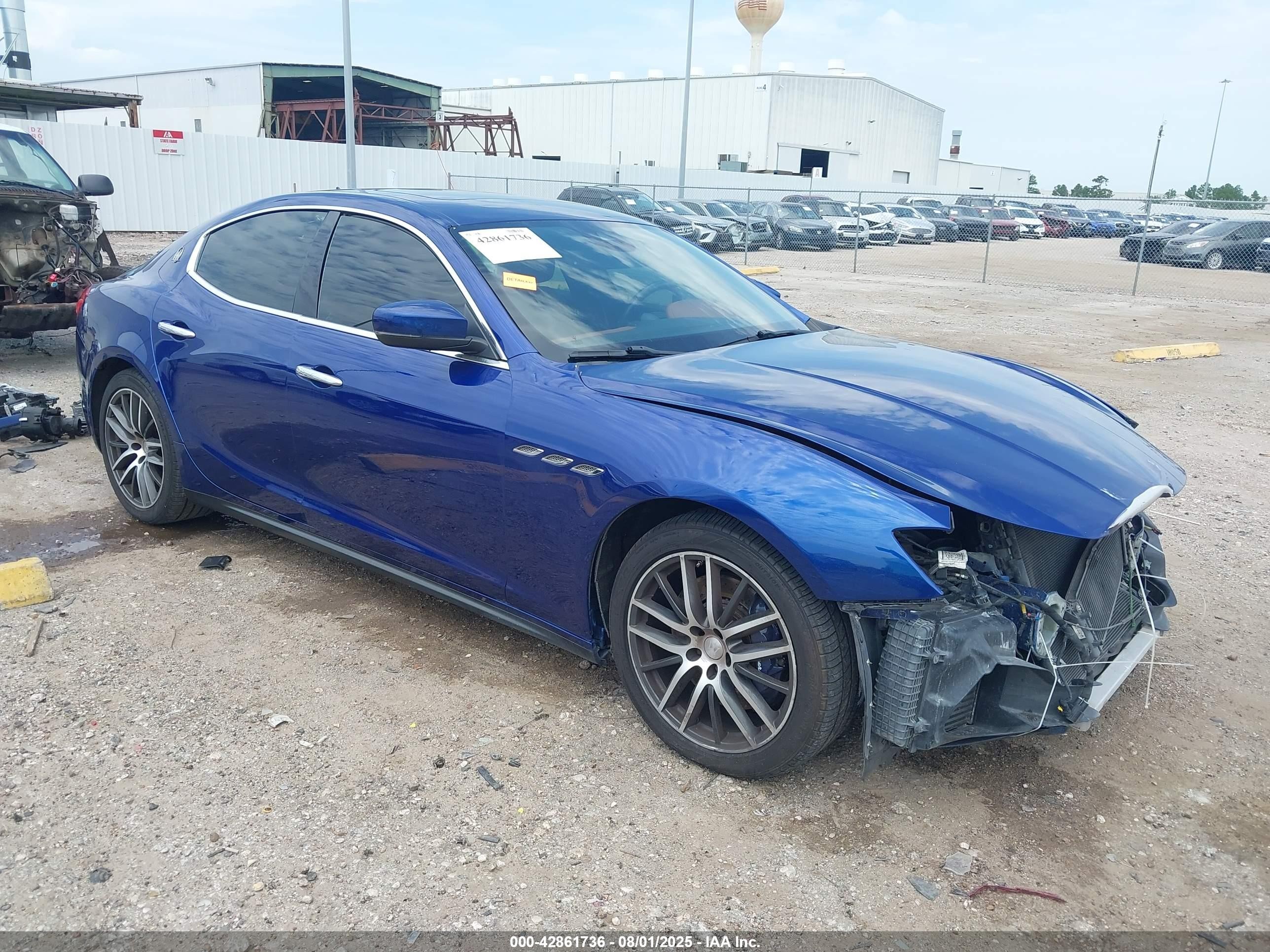 2017 Maserati Ghibli S, VIN ZAM57RSA5H1235796 — Front end