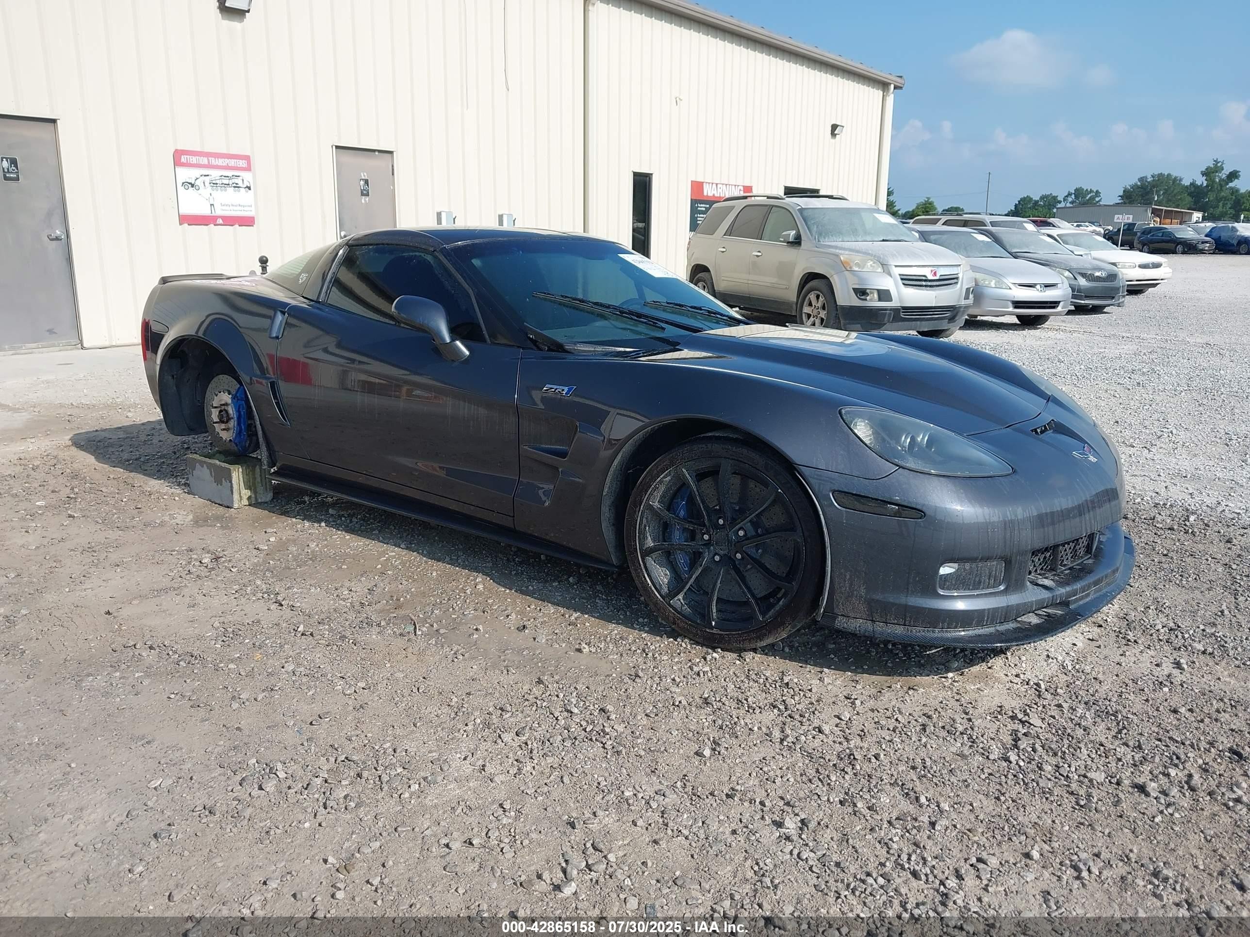 2010 Chevrolet Corvette ZR1 3ZR, VIN 1G1YN2DT1A5800405 — Theft recovery