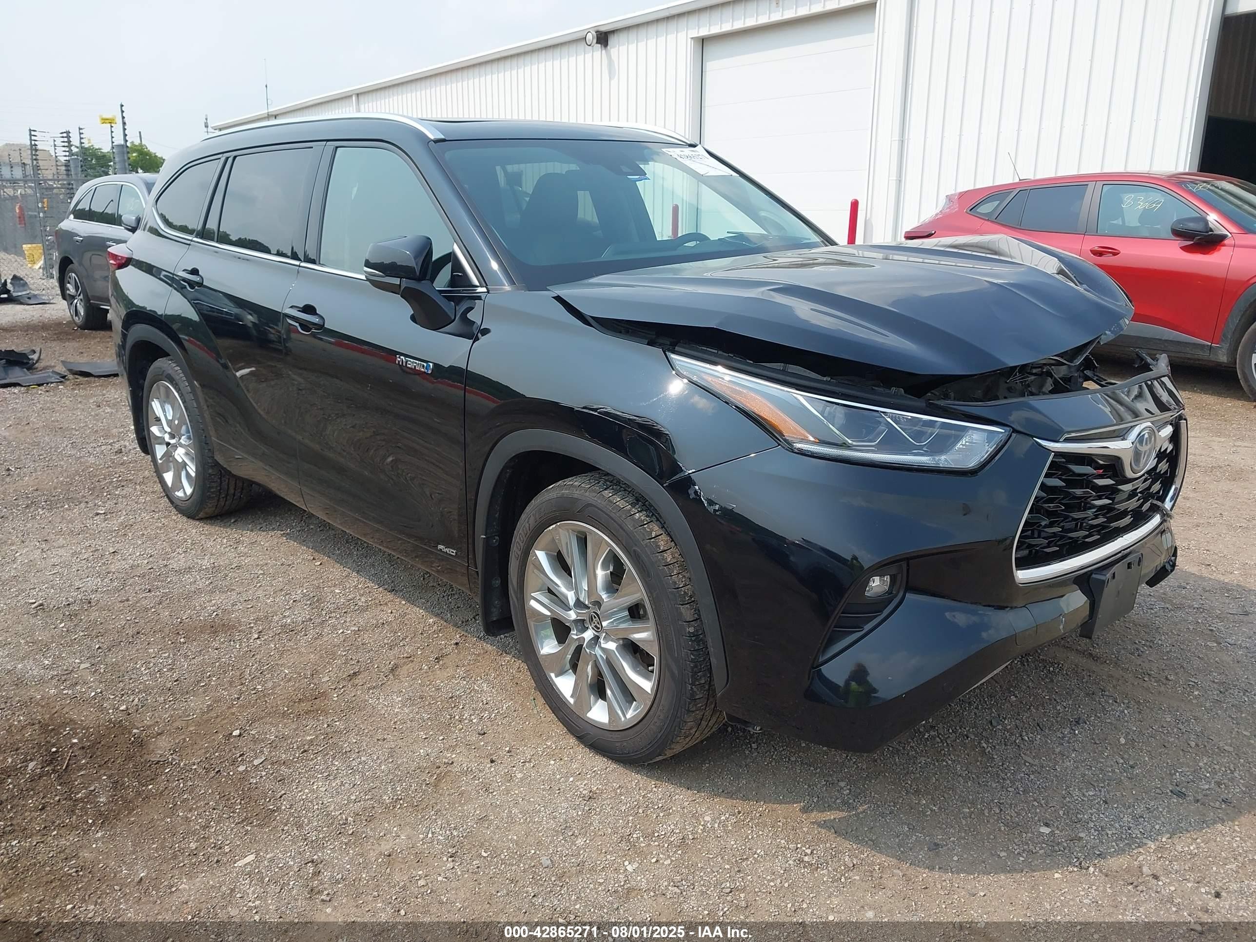2020 Toyota Highlander Hybrid Limited, VIN 5TDDBRCH9LS007046 — Front end