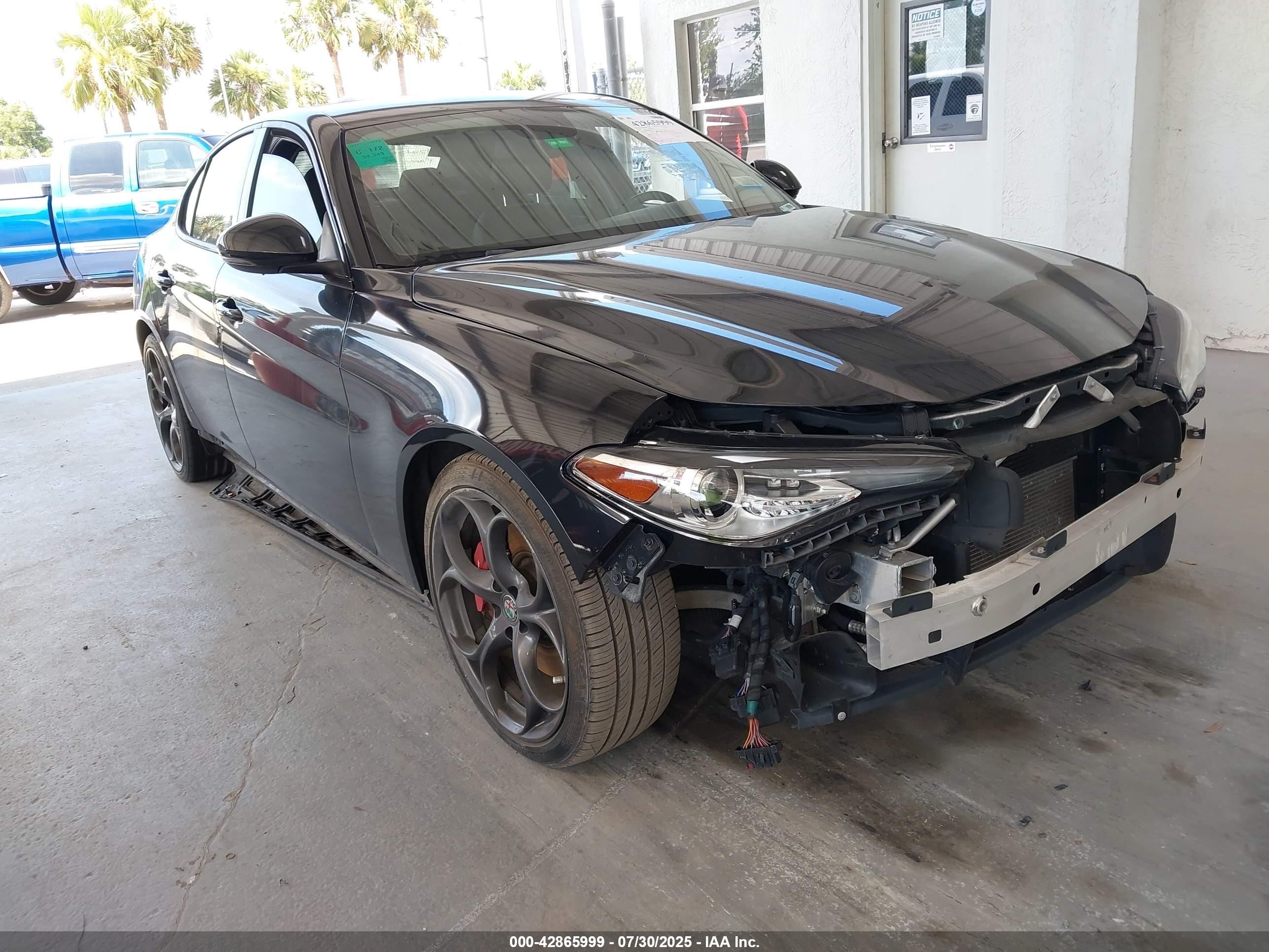 2019 Alfa Romeo Giulia Ti Sport, VIN ZARFAMBN0K7605644 — Mechanical
